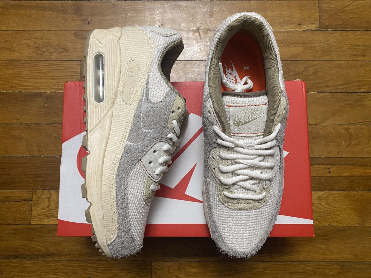 Nike Size 7.5 - Air Max 90 Premium Muslin Sail Pale Ivory Men’s Size US 7.5 / EU 40-41 - 9 Thumbnail