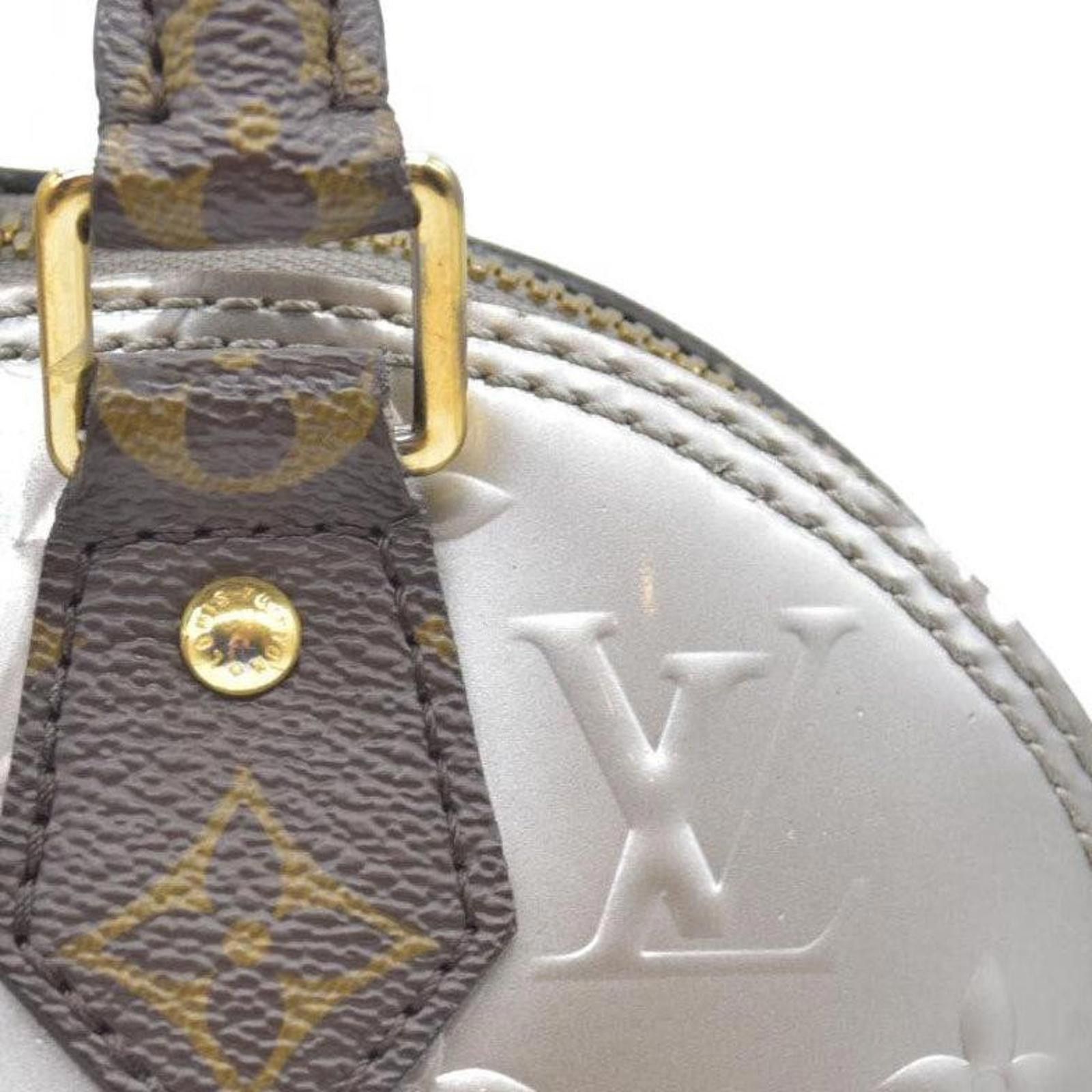 Louis Vuitton $1940 Louis Vuitton Vernis Monogram Alma BB Taupe Metallise Size ONE SIZE - 11 Thumbnail