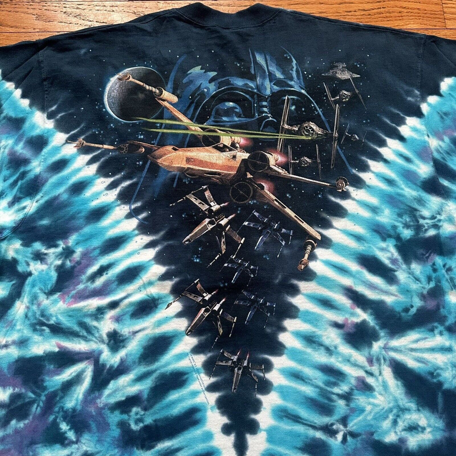 Liquid Blue × Vintage Vintage 1997 Liquid Blue Star Wars Tie Dye T-Shirt XL Size US XL / EU 56 / 4 - 2 Thumbnail