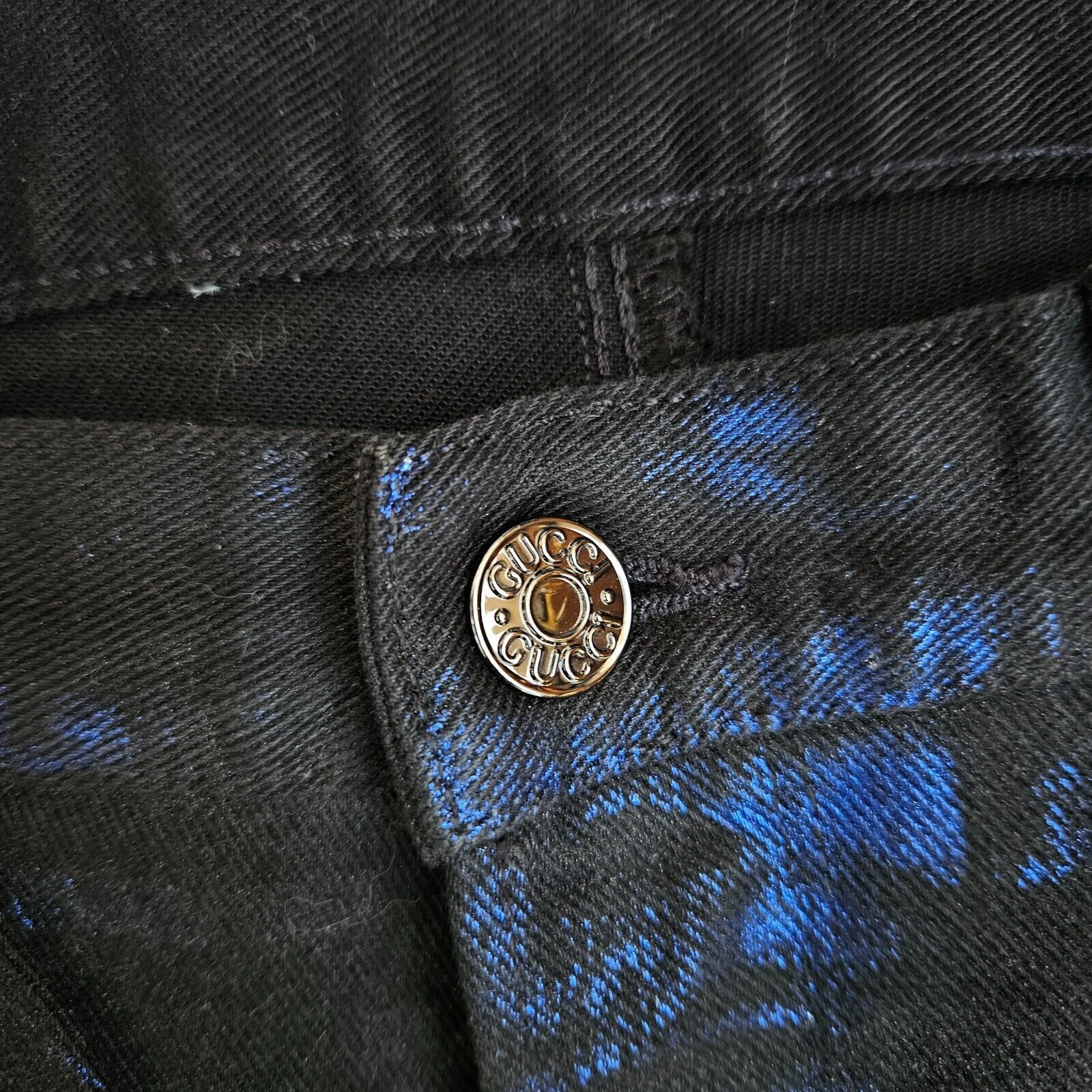 Gucci Vintage Gucci Y2K Denim Jeans Size 32" / US 10 / IT 46 - 3 Thumbnail