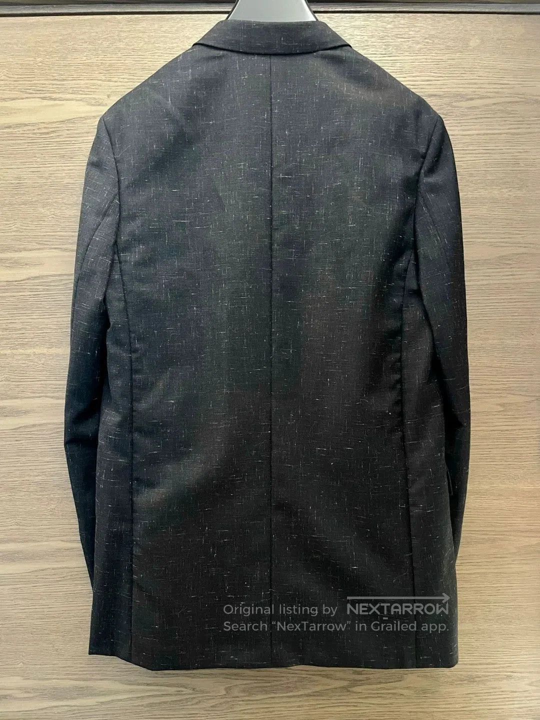Saint Laurent Paris Black Textured Double-Breasted Blazer. Size US M / EU 48-50 / 2 - 6 Thumbnail