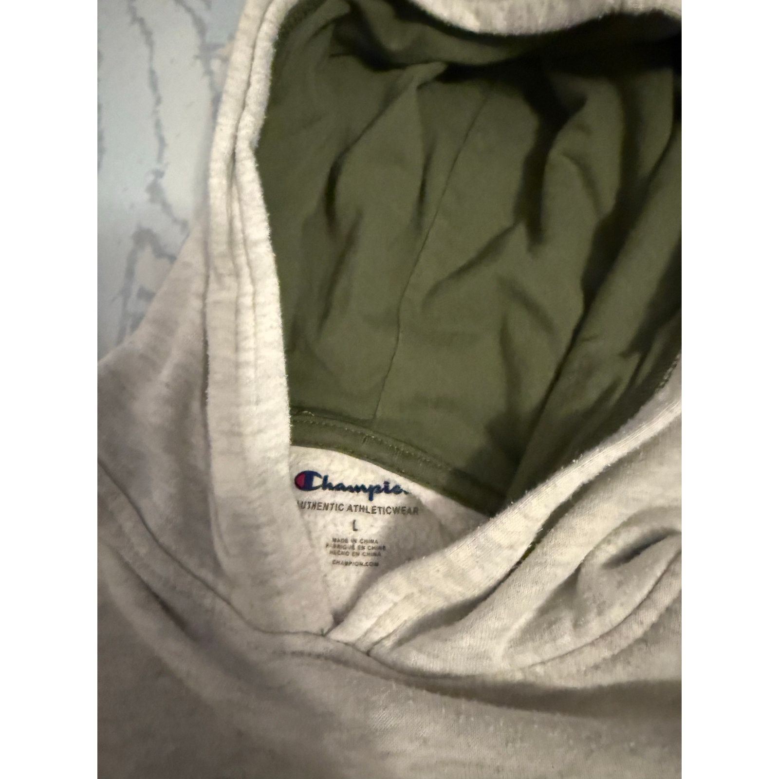 Champion Classic Gray Champion Hoodie - KIDS SIZE Size US L / EU 52-54 / 3 - 2 Thumbnail
