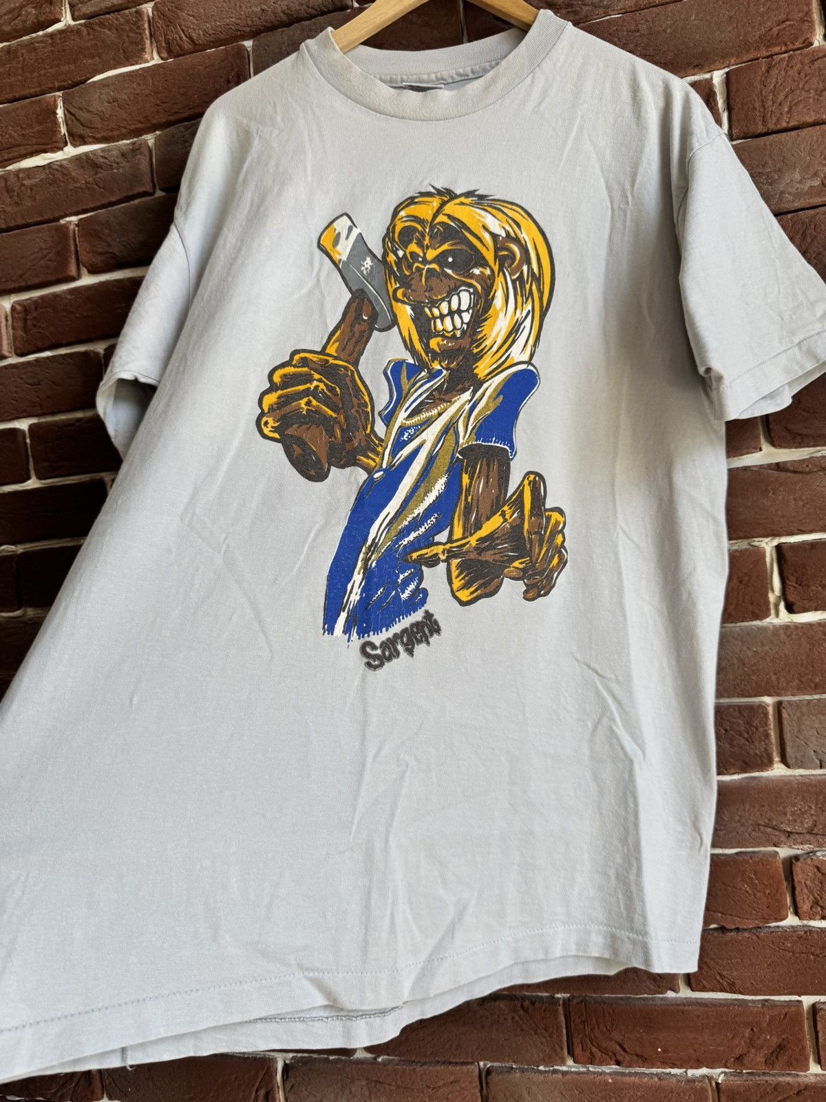 Vintage Vintage 90s Rare New Deal Skateboards Danny Sargent T shirt Size US XL / EU 56 / 4 - 4 Thumbnail