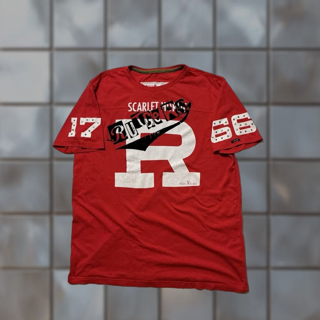 Ecko Unltd. **Ecko Unltd. XXL Rutgers Scarlet Knights Y2K Red T-Shirt** User: **Marc Ecko XXL Rutgers Scarlet Knights Y2K Red T-Shirt** Size US XXL / EU 58 / 5 - 1 Thumbnail