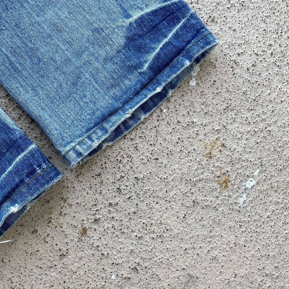 Hysteric Glamour × If Six Was Nine × Japanese Brand PEACE Hippies Japan Big Logo Distressed Jeans Y2K Size US 32 / EU 48 - 9 Thumbnail