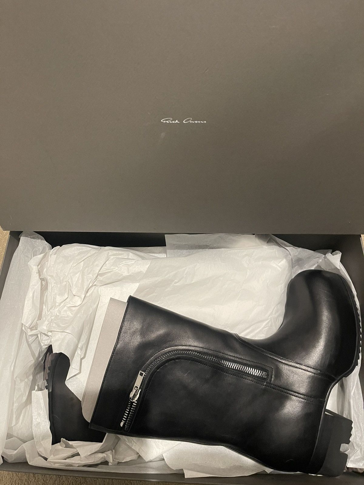 Rick Owens Bauhaus Ballast Boot Pull On Size US 11 / EU 44 - 4 Thumbnail