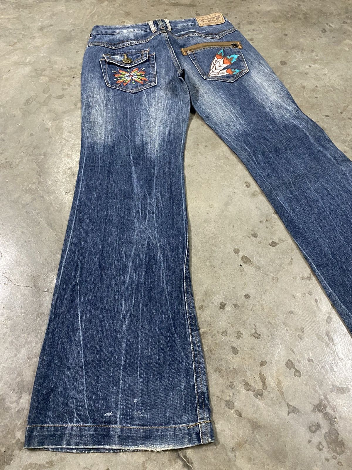 Tornado Mart Flare Jeans Japanese Origenal Japan Brand Denim @293 Size US 30 / EU 46 - 2 Thumbnail