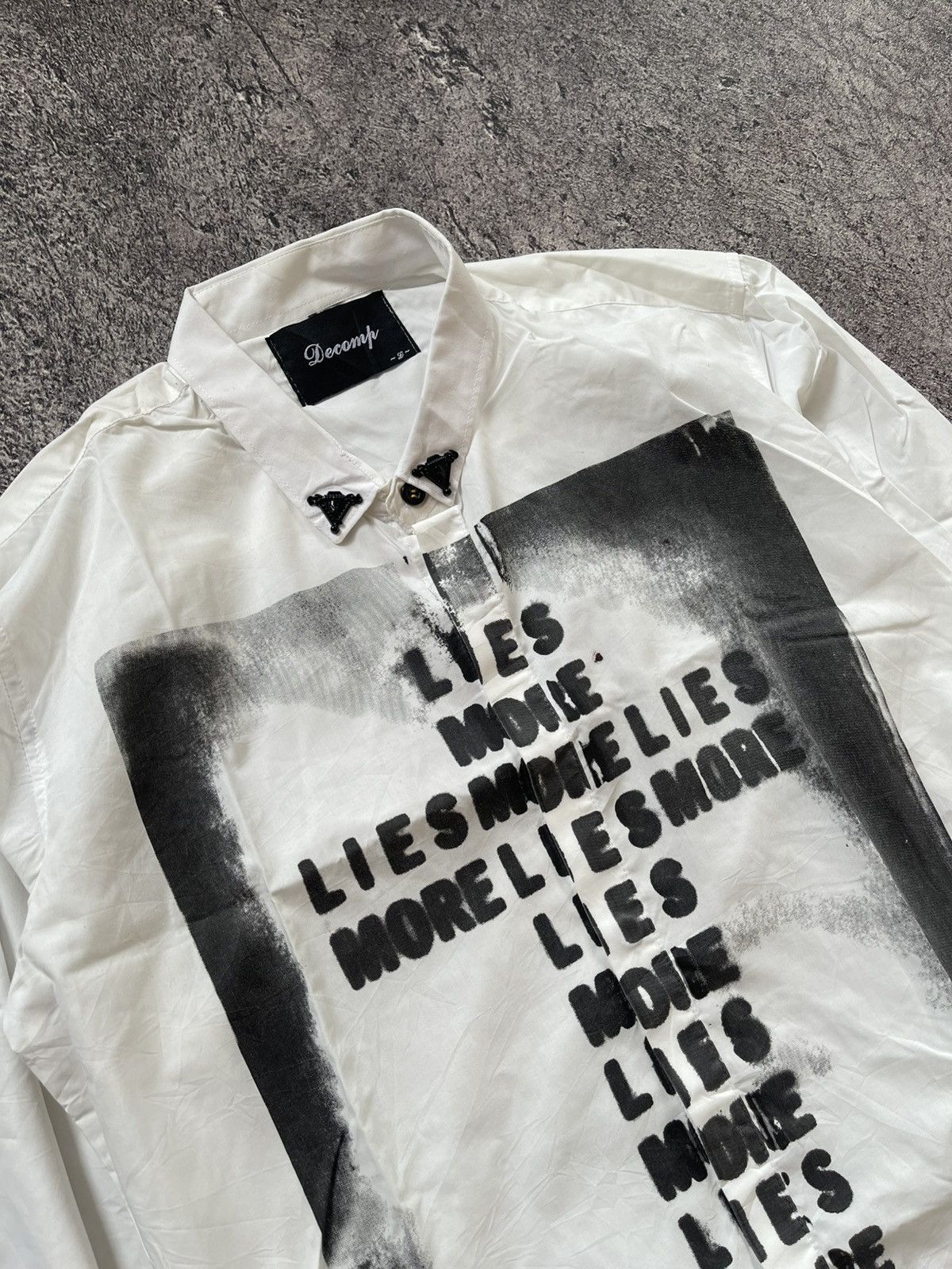 Japanese Brand Y2K Decomp skull punk lgb style longsleeve Size US M / EU 48-50 / 2 - 5 Thumbnail