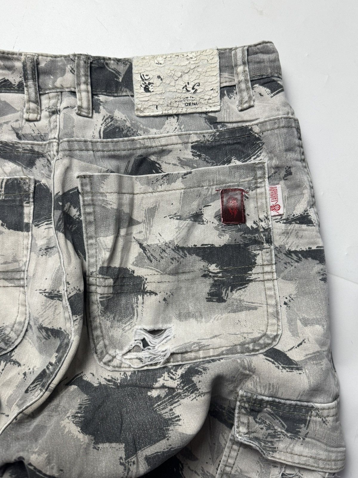 If Six Was Nine × Japanese Brand × Le Grande Bleu (L.G.B.) Japanese Cargo Pants distressed Size US 29 - 10 Thumbnail