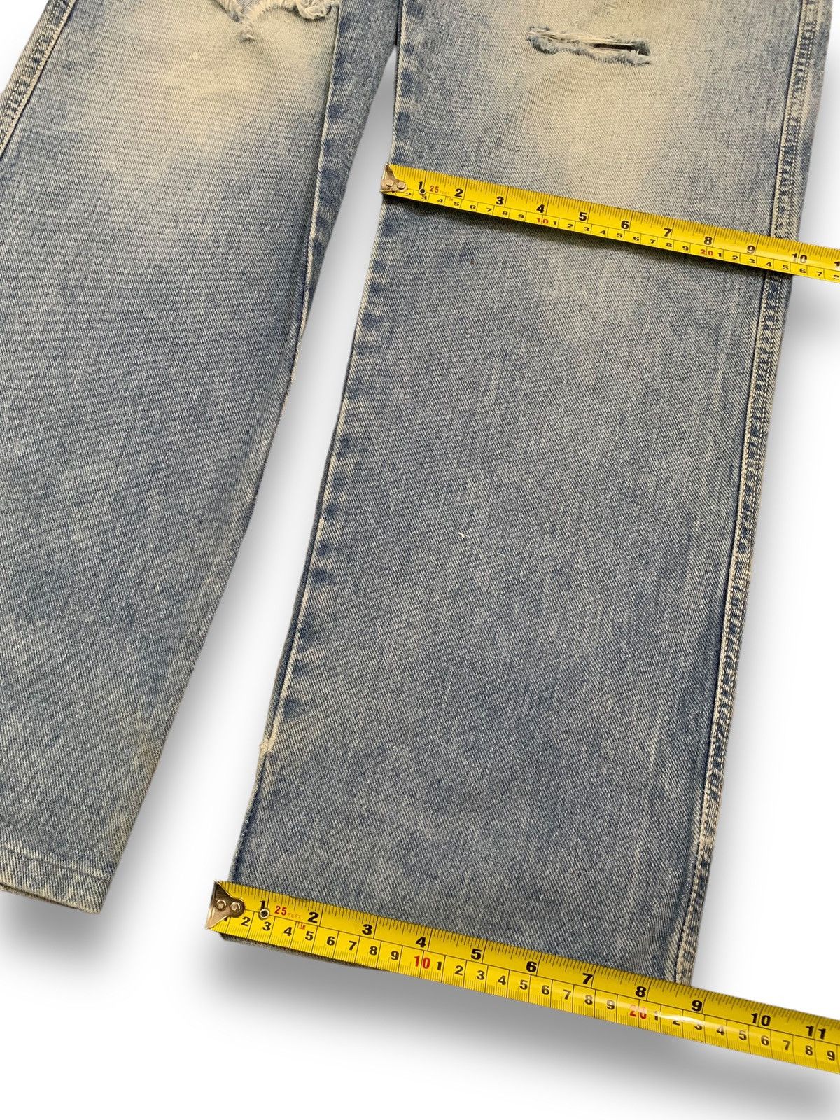 JNCO Vintage Japanese Brand Pool Blue Wash Baggy Distressed Jeans Size US 32 / EU 48 - 17 Thumbnail