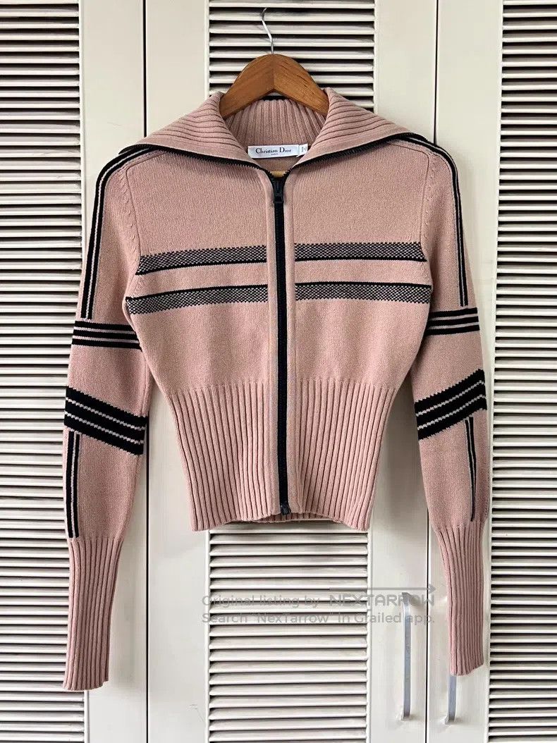 Dior Dior Cashmere knitted coat Size XXS / US 00 / IT 34 - 1 Thumbnail