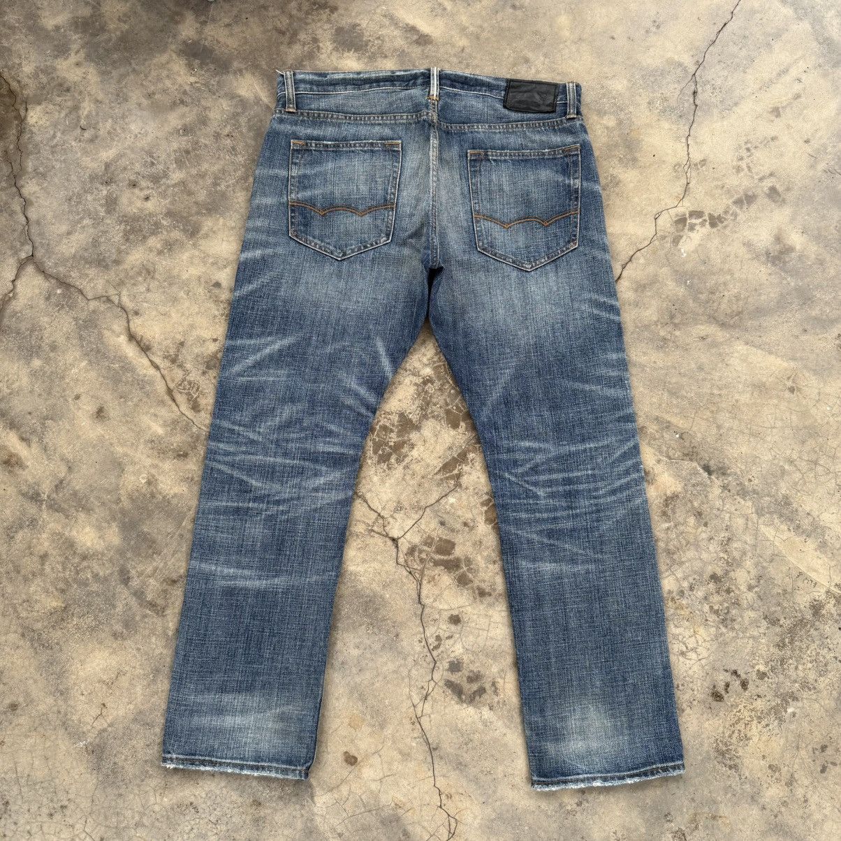 American Eagle Outfitters VINTAGE AEO SELVEGE JEANS DENIM PANTS Size US 36 / EU 52 - 3 Thumbnail