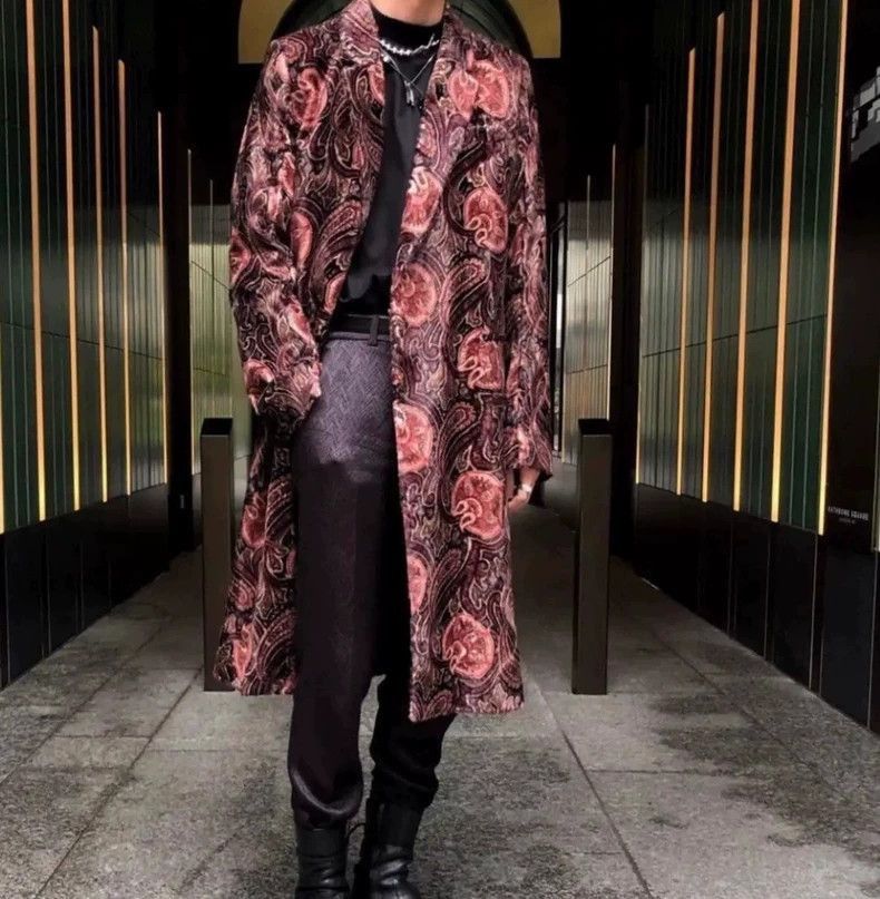 Ann Demeulemeester Ann Demeulemeester 19aw show Paisley faux fur coat-2506 Size US S / EU 44-46 / 1 - 2 Thumbnail