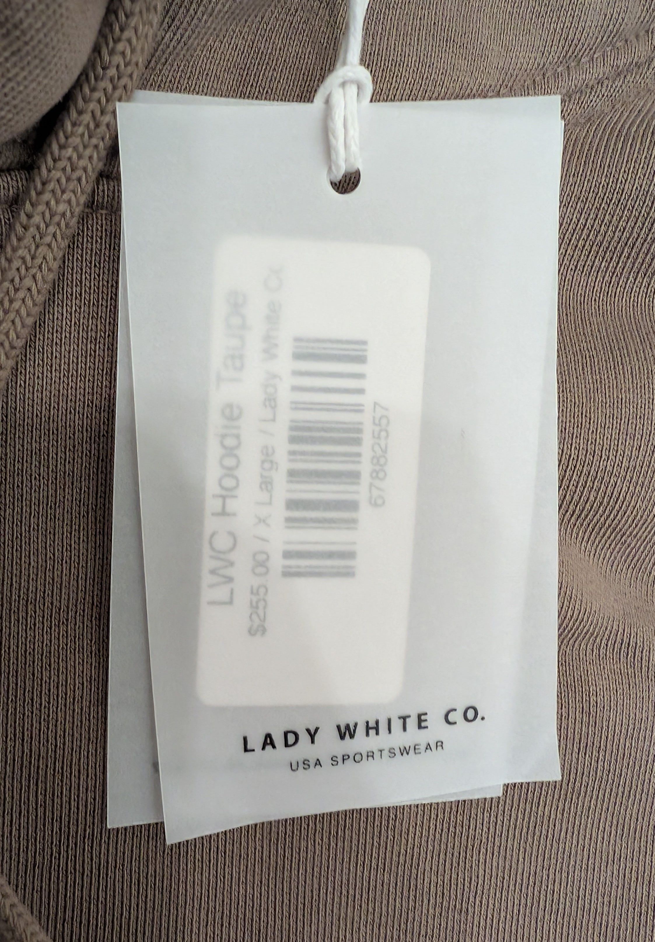 Lady White Co. NWT Lady White Co. Hoodie 100% Cotton Taupe Made in USA Size US XL / EU 56 / 4 - 5 Thumbnail