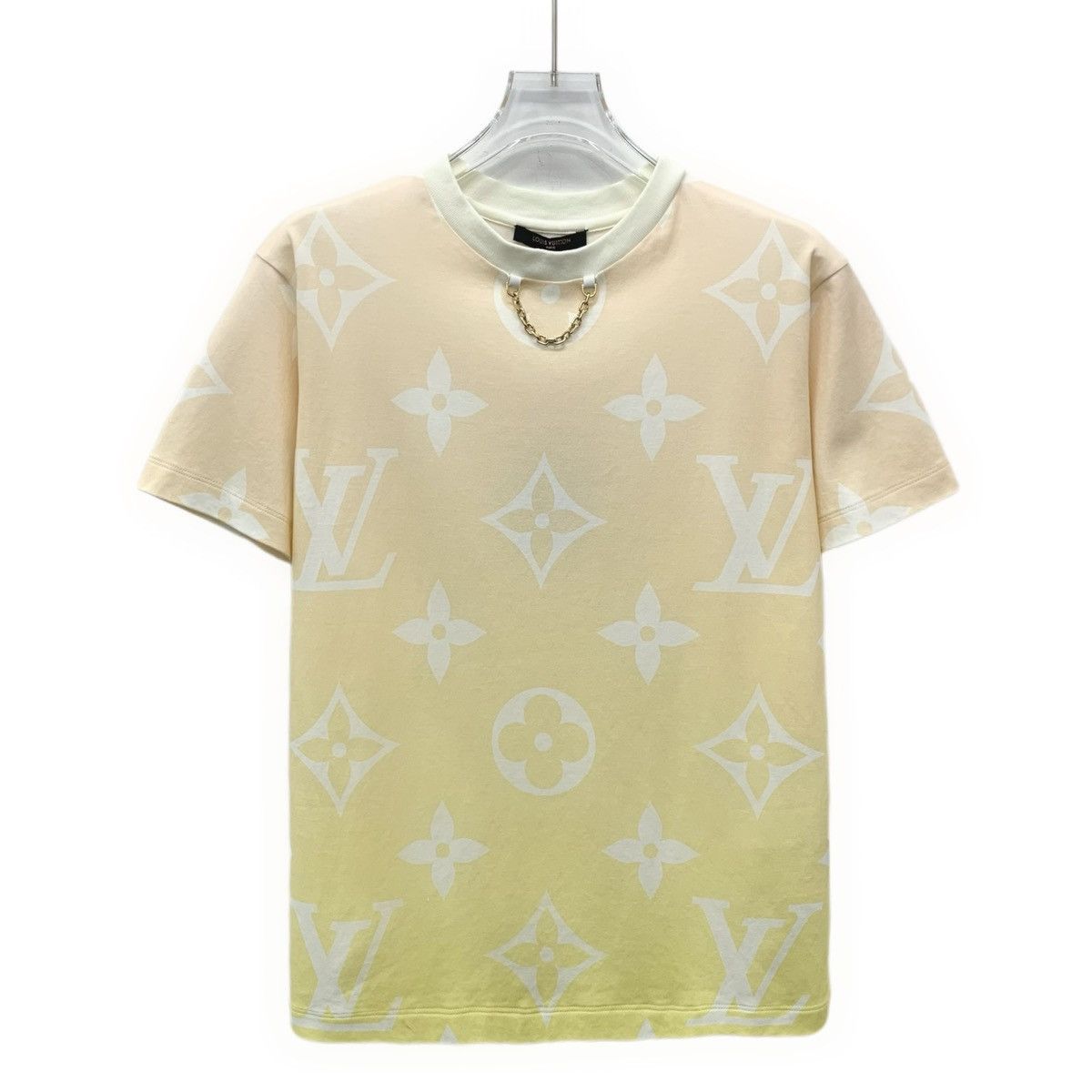 Louis Vuitton Louis Vuitton Color Block Logo Crew Neck T-Shirt K26WX Size S / US 4 / IT 40 - 1 Thumbnail