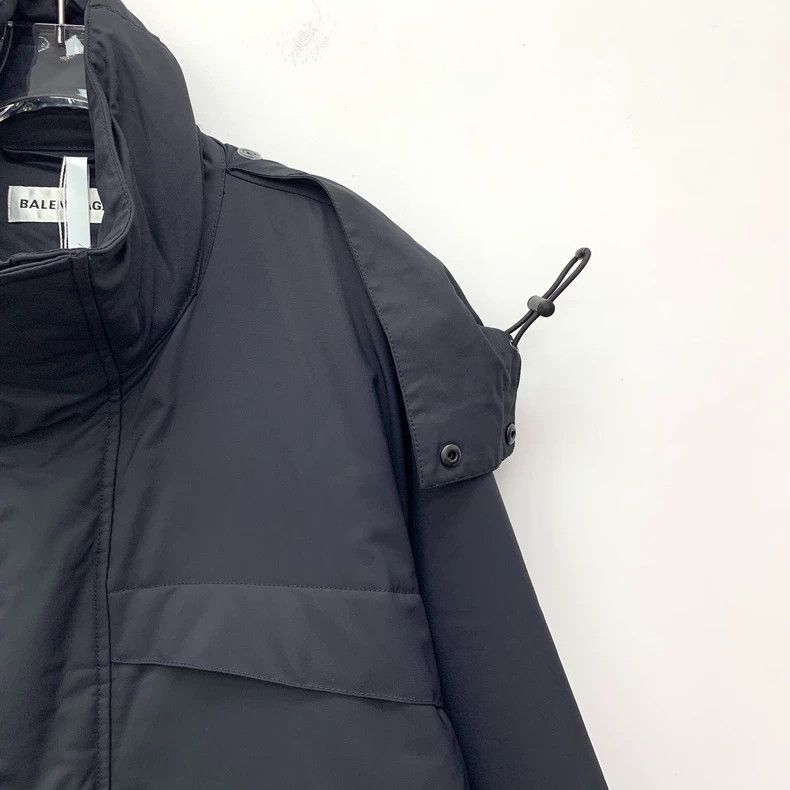 Balenciaga Balenciaga size 34 Black logo embroidered hooded long-slee Size US XXS / EU 40 - 3 Thumbnail