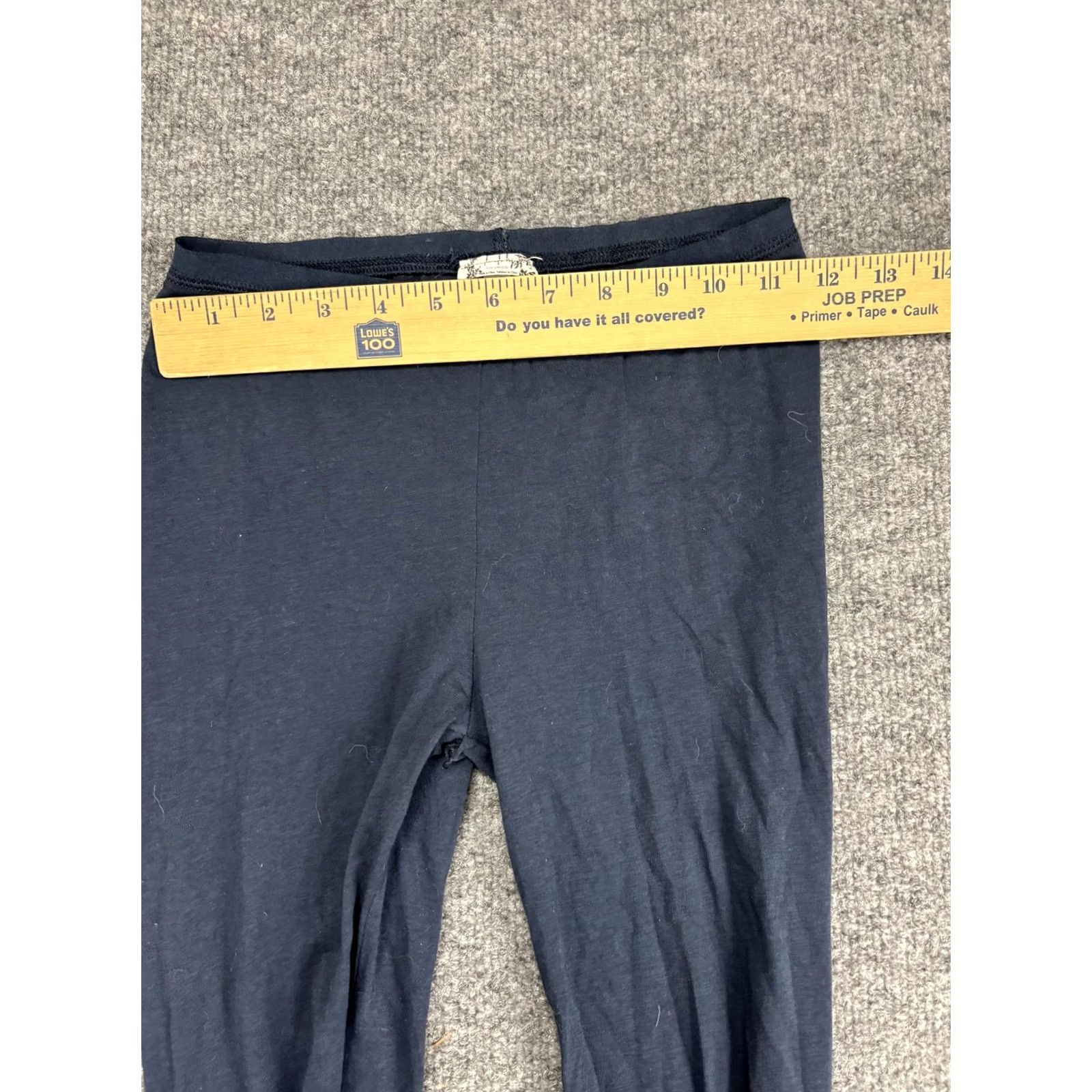 Free People Free People Leggings Womens Small Blue Mid Rise Stirrup Ankle Pants Stretch Size 28" / US 6 / IT 42 - 4 Thumbnail