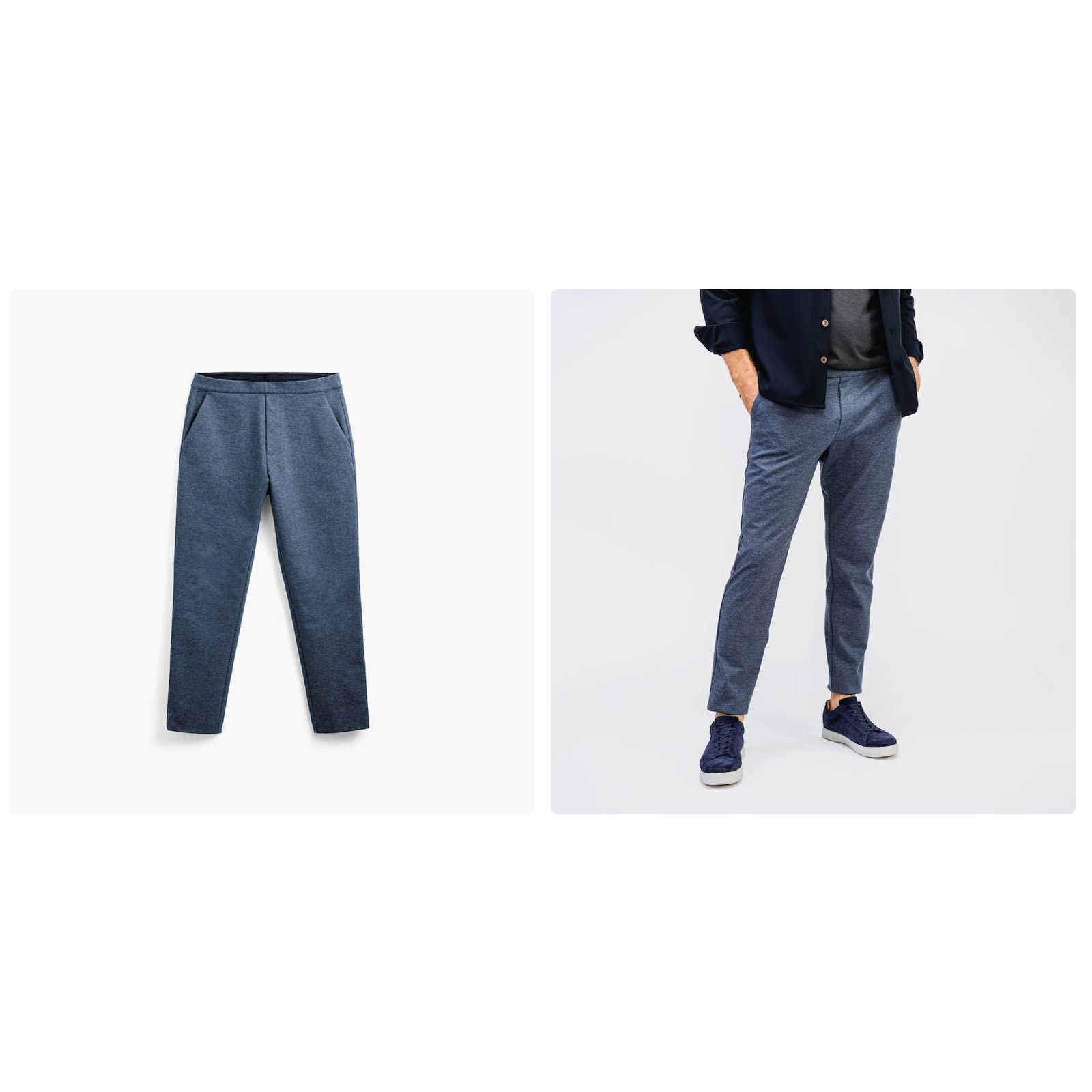 Ministry Of Supply Ministry of Supply Men's Fusion Pull On Pant - Size 36 Blue Size US 36 / EU 52 - 3 Thumbnail