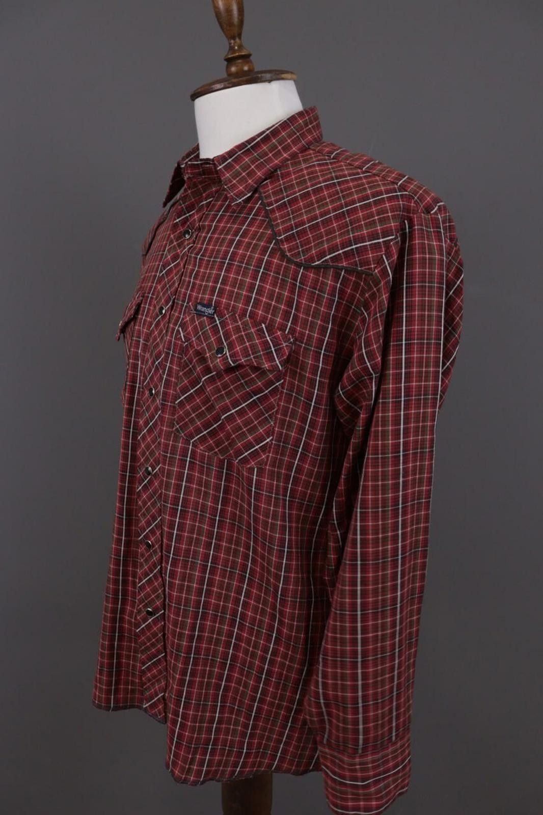 Wrangler Vintage Wrangler Multi Check Pockets Overshirt Shirt Size XL Size US XL / EU 56 / 4 - 5 Thumbnail