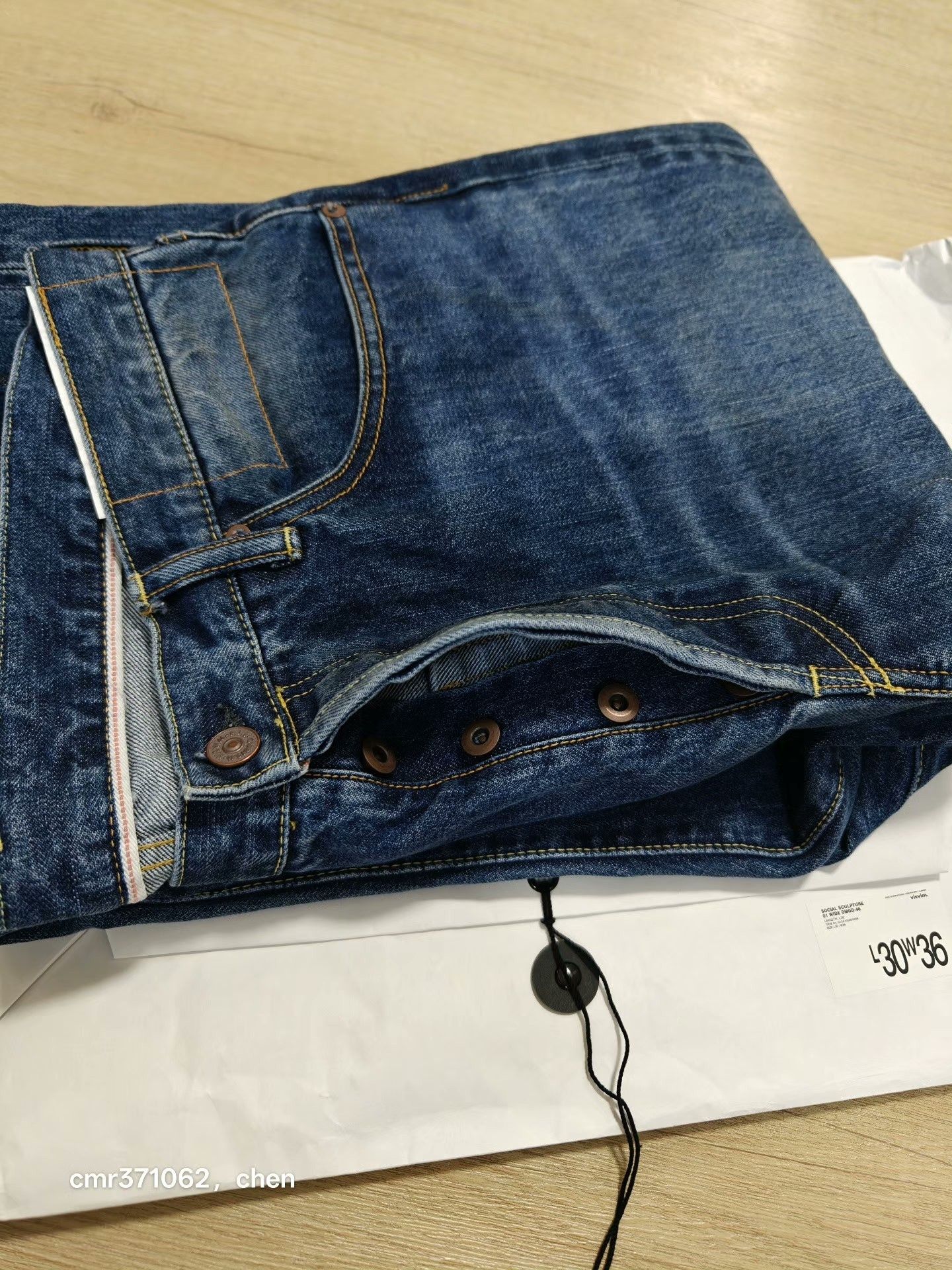 Visvim VISVIM 26SS SOCIAL SCULPTURE 01 WIDE DMGD-46 Size US 30 / EU 46 - 7 Thumbnail