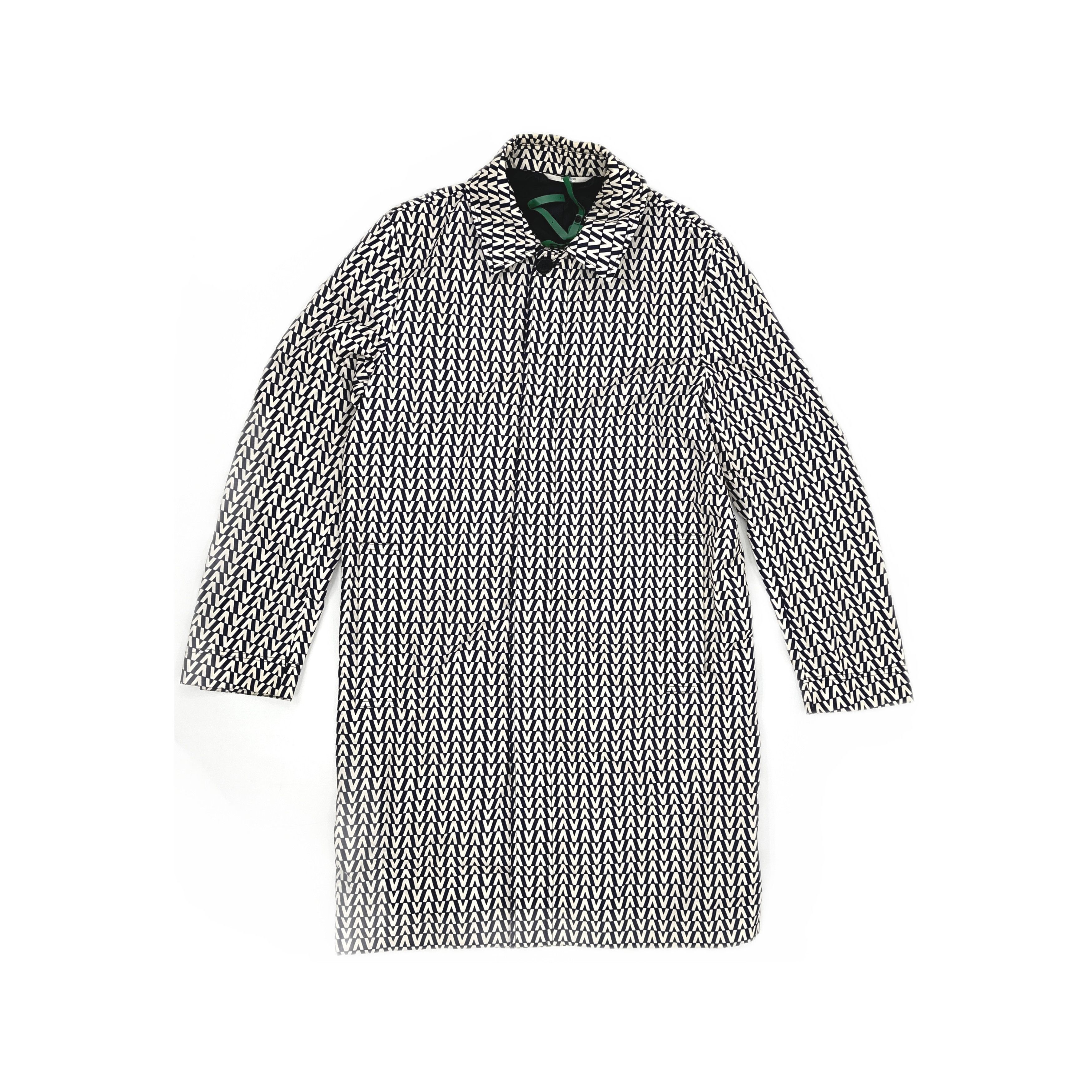 Valentino Valentino V-Logo Print Coat Size S Size US S / EU 44-46 / 1 - 1 Thumbnail
