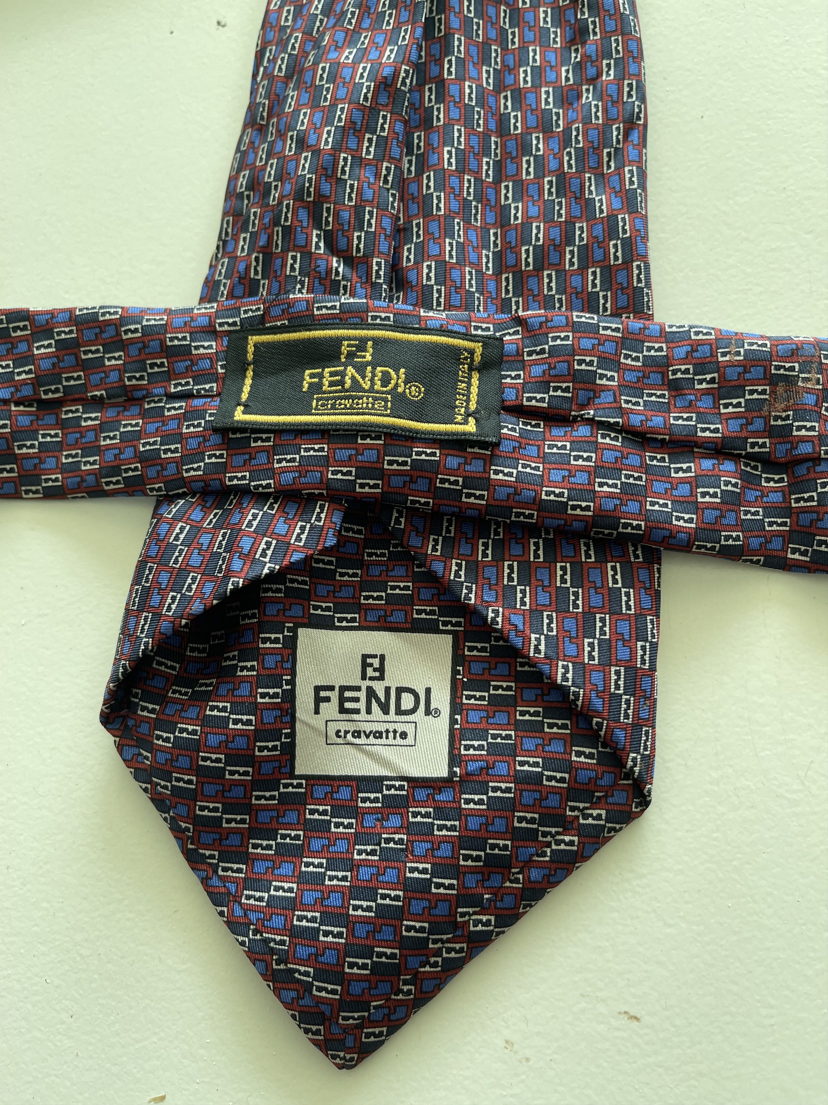 Designer × Fendi Fendi Cravatte Neck Tie Size ONE SIZE - 2 Thumbnail