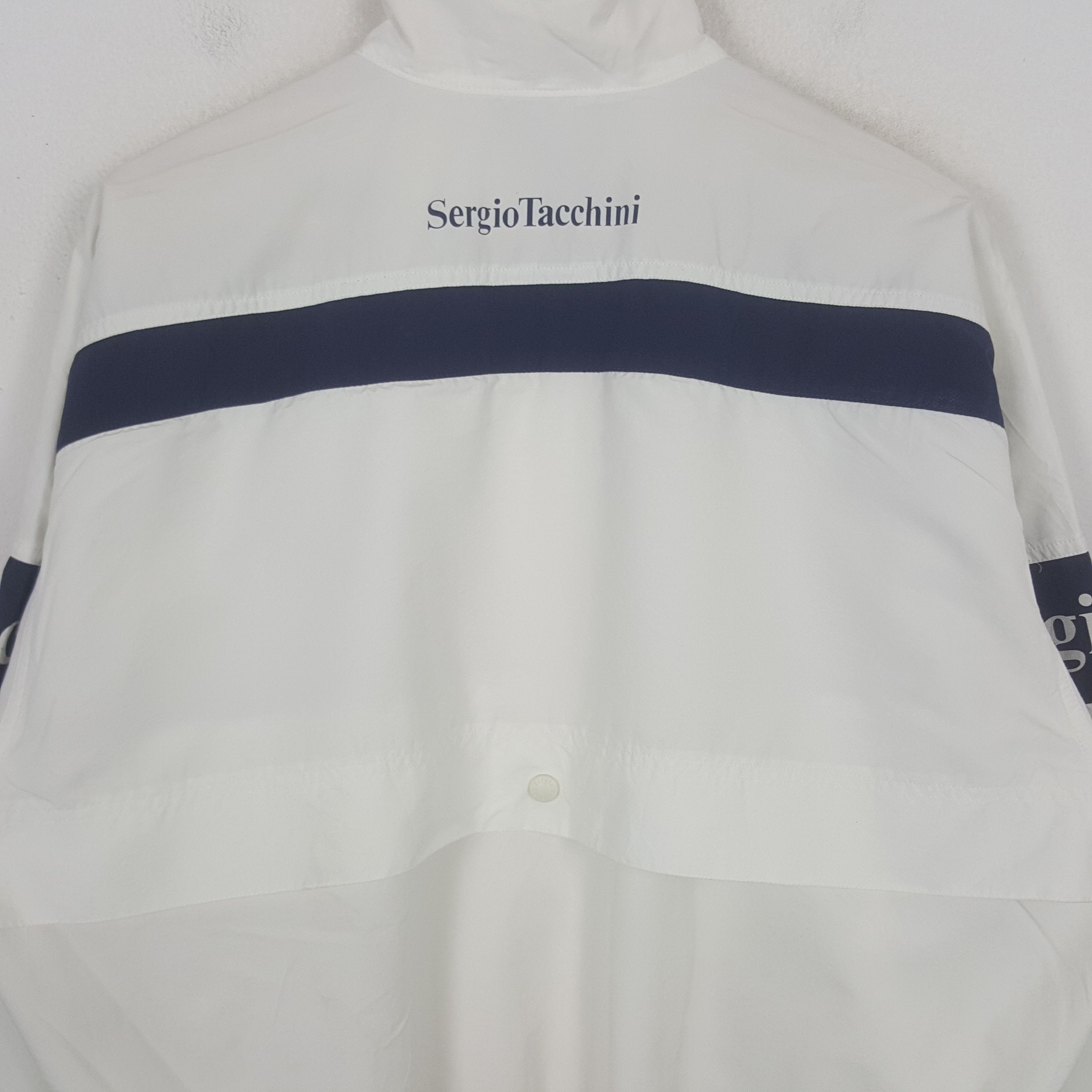 Sergio Tacchini Vintage Sergio Tachinni Tennis Windbreaker Jacket C302N17 Size US XL / EU 56 / 4 - 4 Thumbnail
