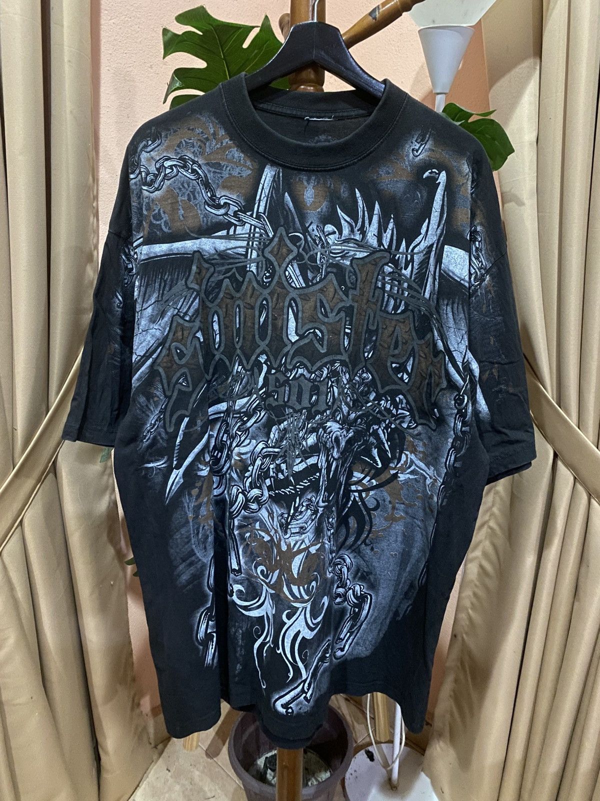 Other Vintage Twisted Soul Gothic Dragon Graphic Tee Made in USA Size US XXL / EU 58 / 5 - 1 Thumbnail