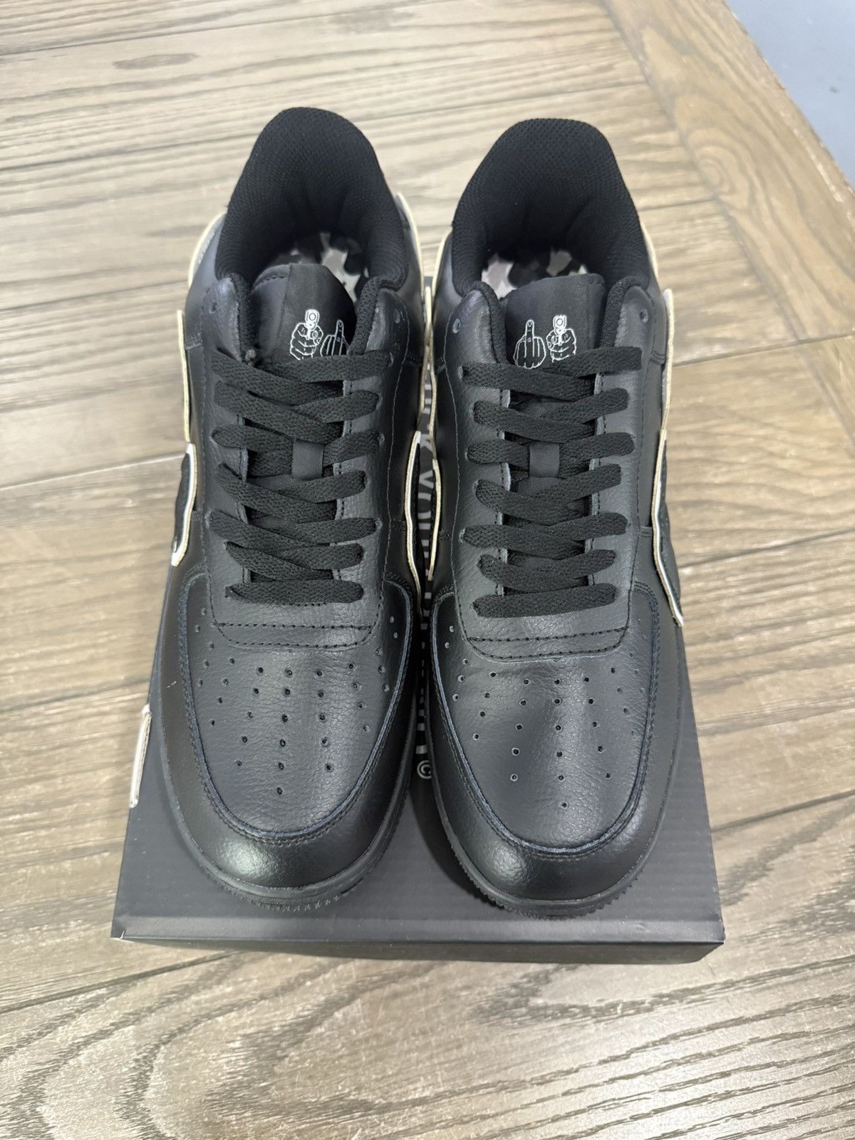 Designer 🖕🏻 FYB Fuck Your Brand FUCK OFF Custom AF1 CPFM Low Size 13 🖕🏻 Size US 13 / EU 46 - 4 Thumbnail