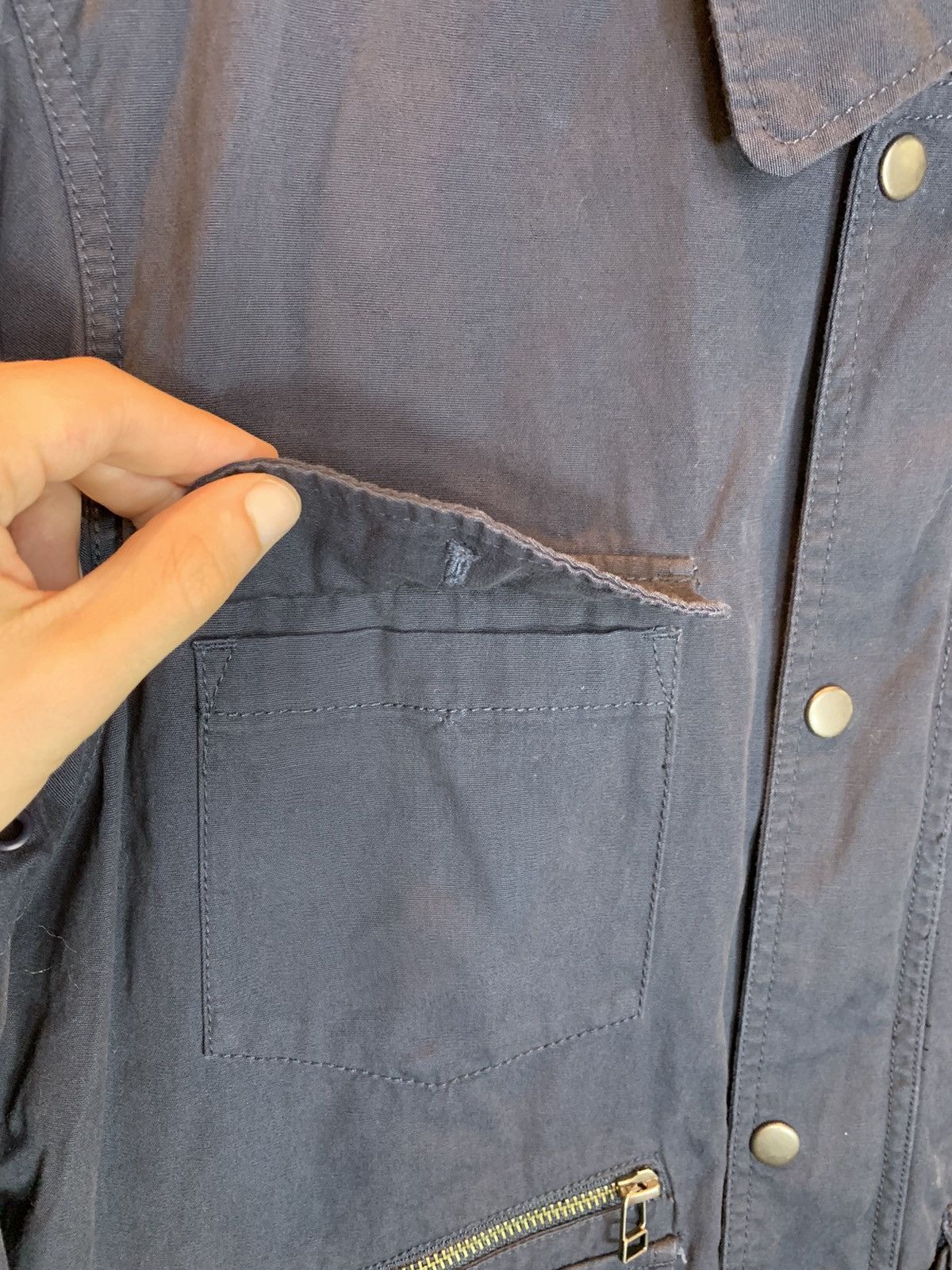 Saks Fifth Avenue RARE* Saks Fifth Avenue Cargo Multi Pocket Zip Button Jacket Size US L / EU 52-54 / 3 - 6 Thumbnail
