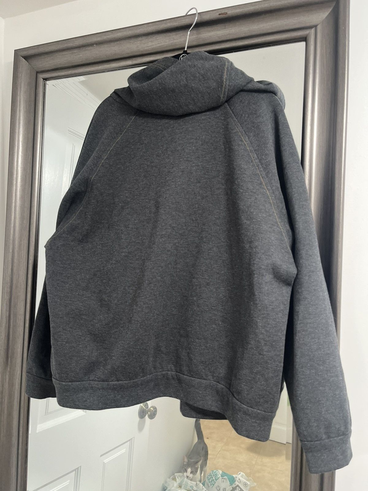 Brunello Cucinelli Grey Brunello Cucinelli zip-up hoodie pocket jacket Size US XS / EU 42 / 0 - 9 Thumbnail