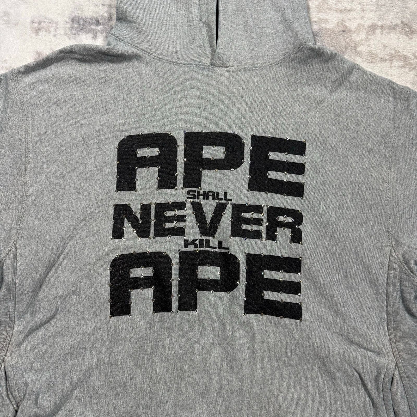 Bape × Nigo Authentic Bape 2000’s Rhinestone ASNKA Hoodie L Size US L / EU 52-54 / 3 - 2 Thumbnail