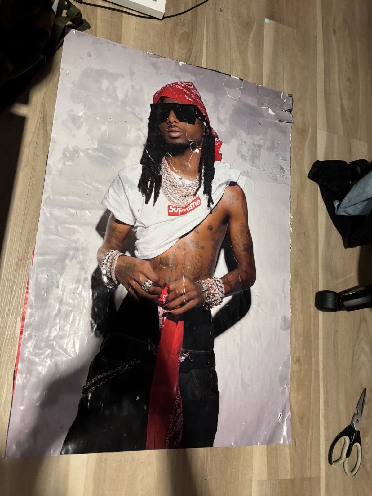 Supreme 2001 Poster Size Supreme x Jamil GS Calendar | Grailed