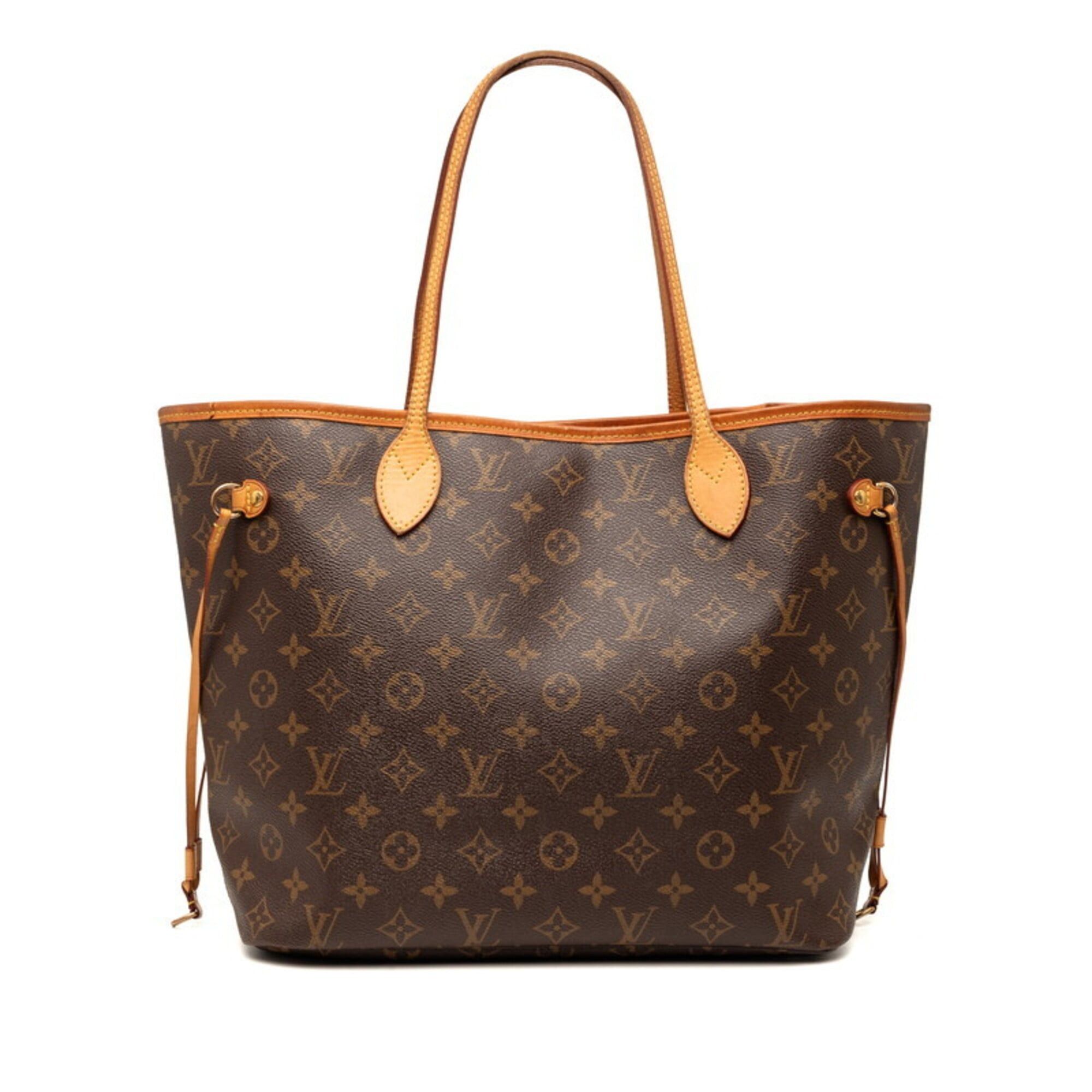 Louis Vuitton Louis Vuitton Monogram Neverfull MM Tote Bag M41177 Brown Leather Women's LOUIS VUITTON Size ONE SIZE - 1 Thumbnail