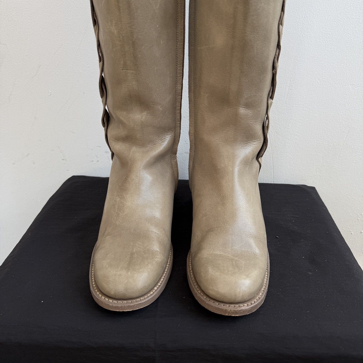 MDK × Vintage MDK Munderingskompagniet Leather Knee High Boots Size US 5.5 / IT 35.5 - 7 Thumbnail