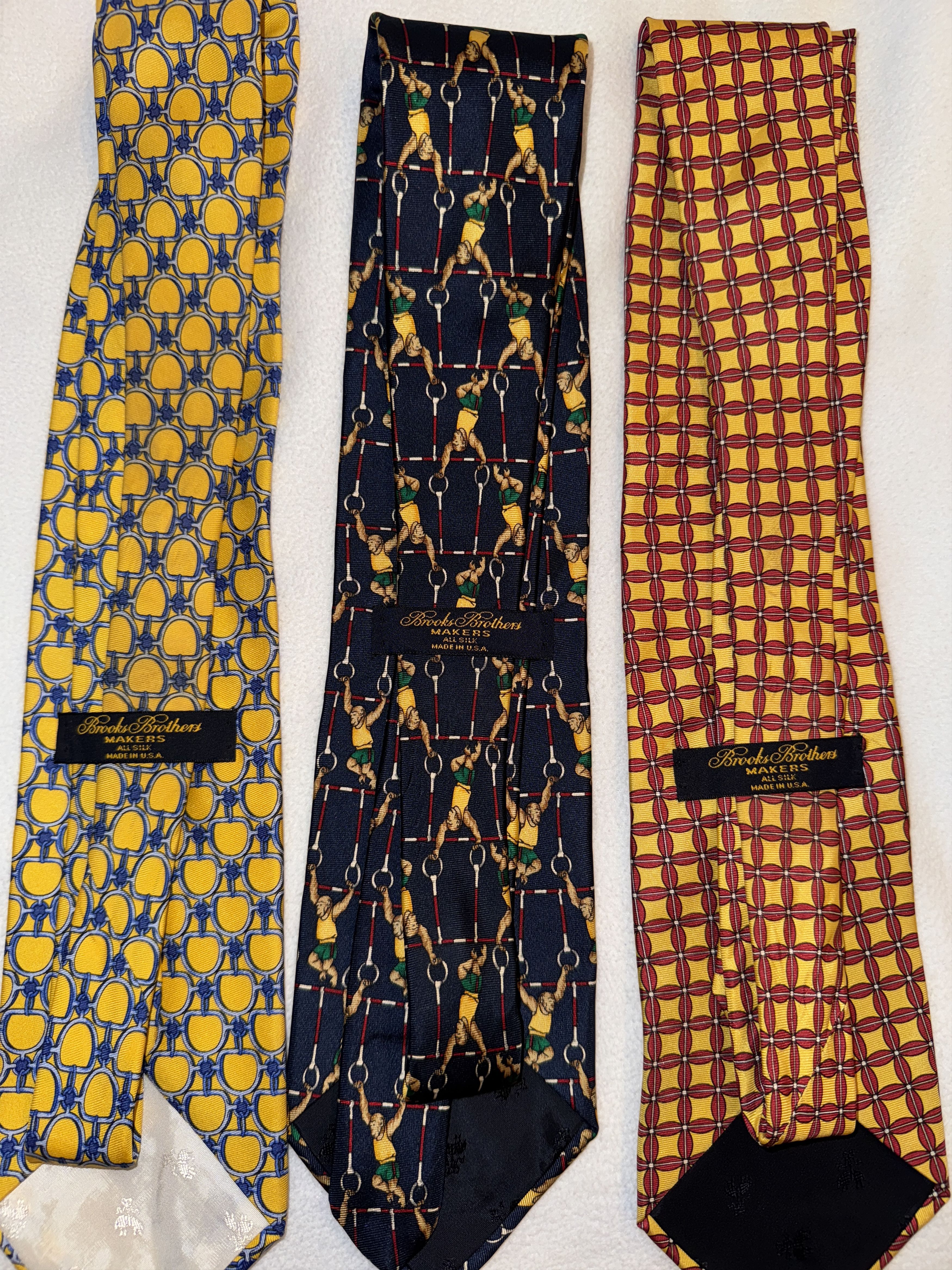 Brooks Brothers 3 Tie Lot Brooks Brothers Silk Ties Size ONE SIZE - 2 Thumbnail
