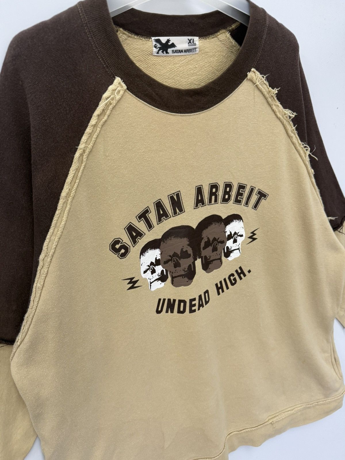 KMRii 💀 PUNK 💀 Skull Satan Arbeit 3 Quatro Sweatshirt - XL Size US L / EU 52-54 / 3 - 4 Thumbnail