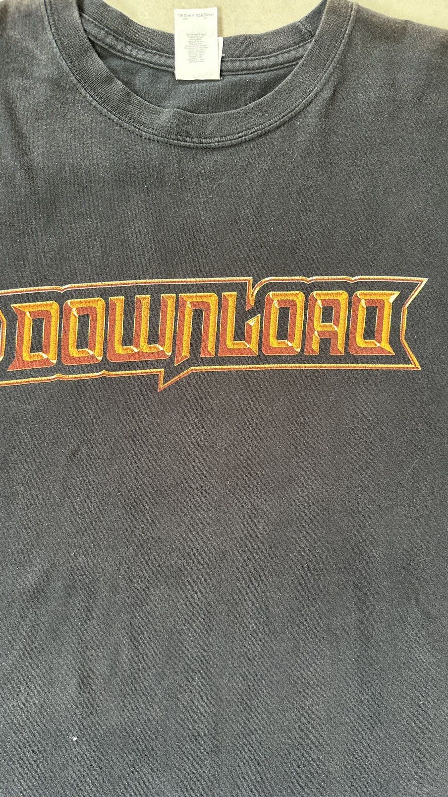 Gildan DOWNLOAD BAND EVENT (SLAYER, RISE AGAIST) TEE Size US XL / EU 56 / 4 - 3 Thumbnail