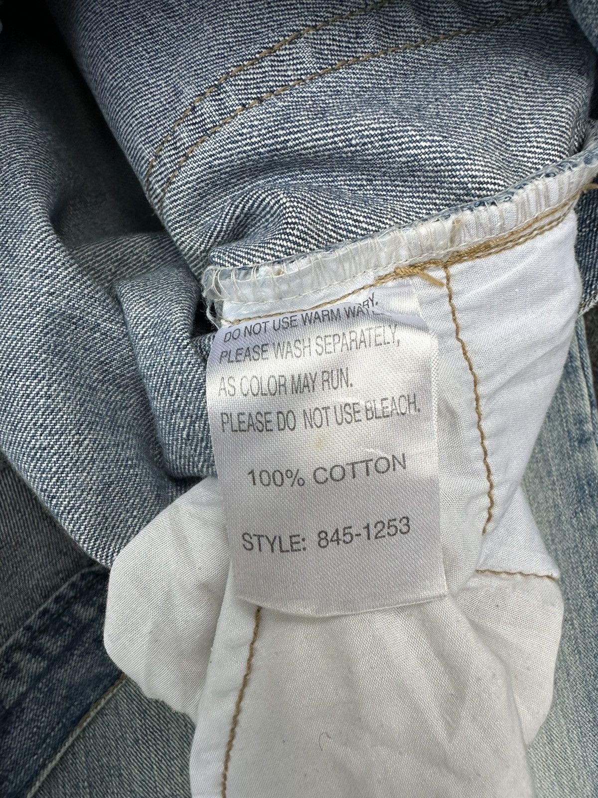 JNCO Sale 🔥 Asian Can Controlez Baggy Dirty Distressed Denim D41 Size US 36 / EU 52 - 11 Thumbnail