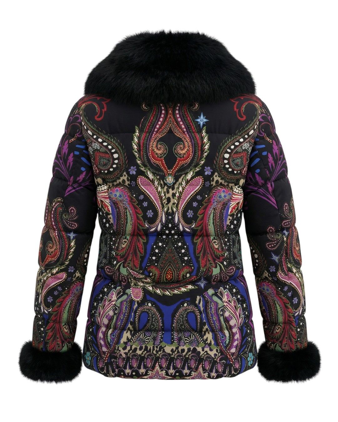 Roberto Cavalli ARCTIC FOX FUR/ GOOSE DOWN PUFFER JACKET Size M / US 6-8 / IT 42-44 - 2 Thumbnail
