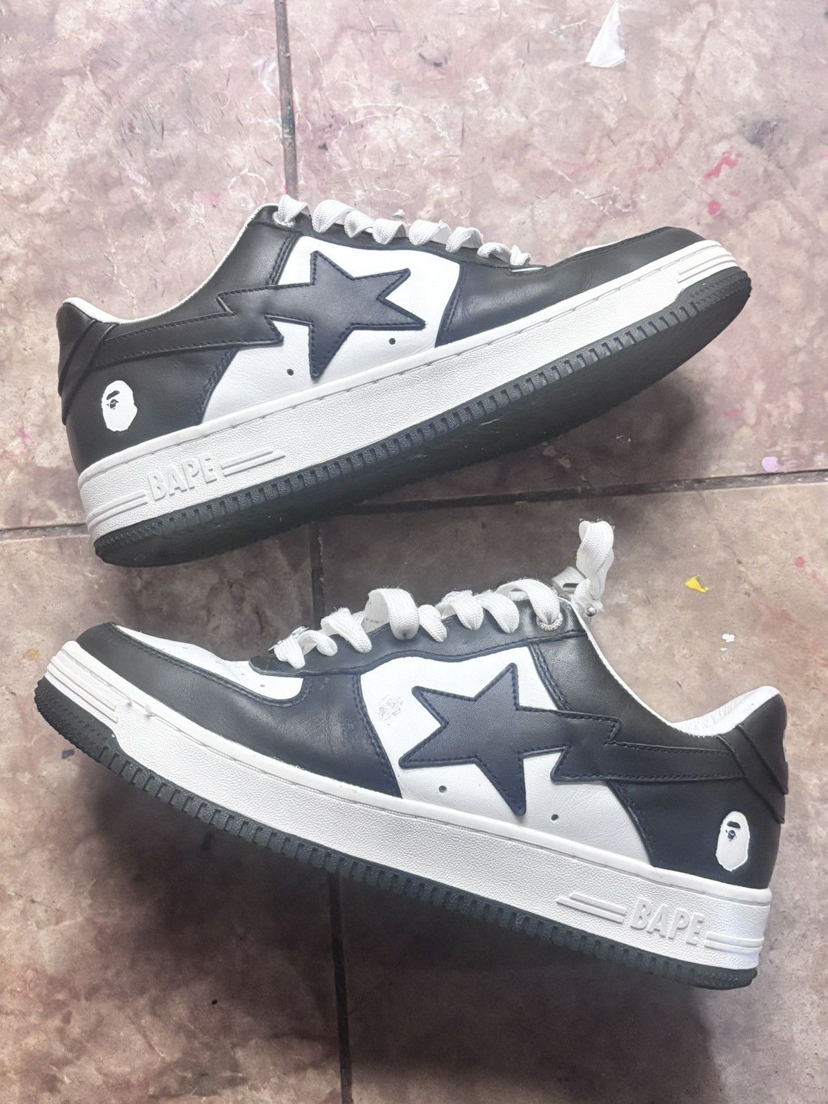 Bape bape sta black m2 low top sneaker Size US 10 / EU 43 - 1 Thumbnail