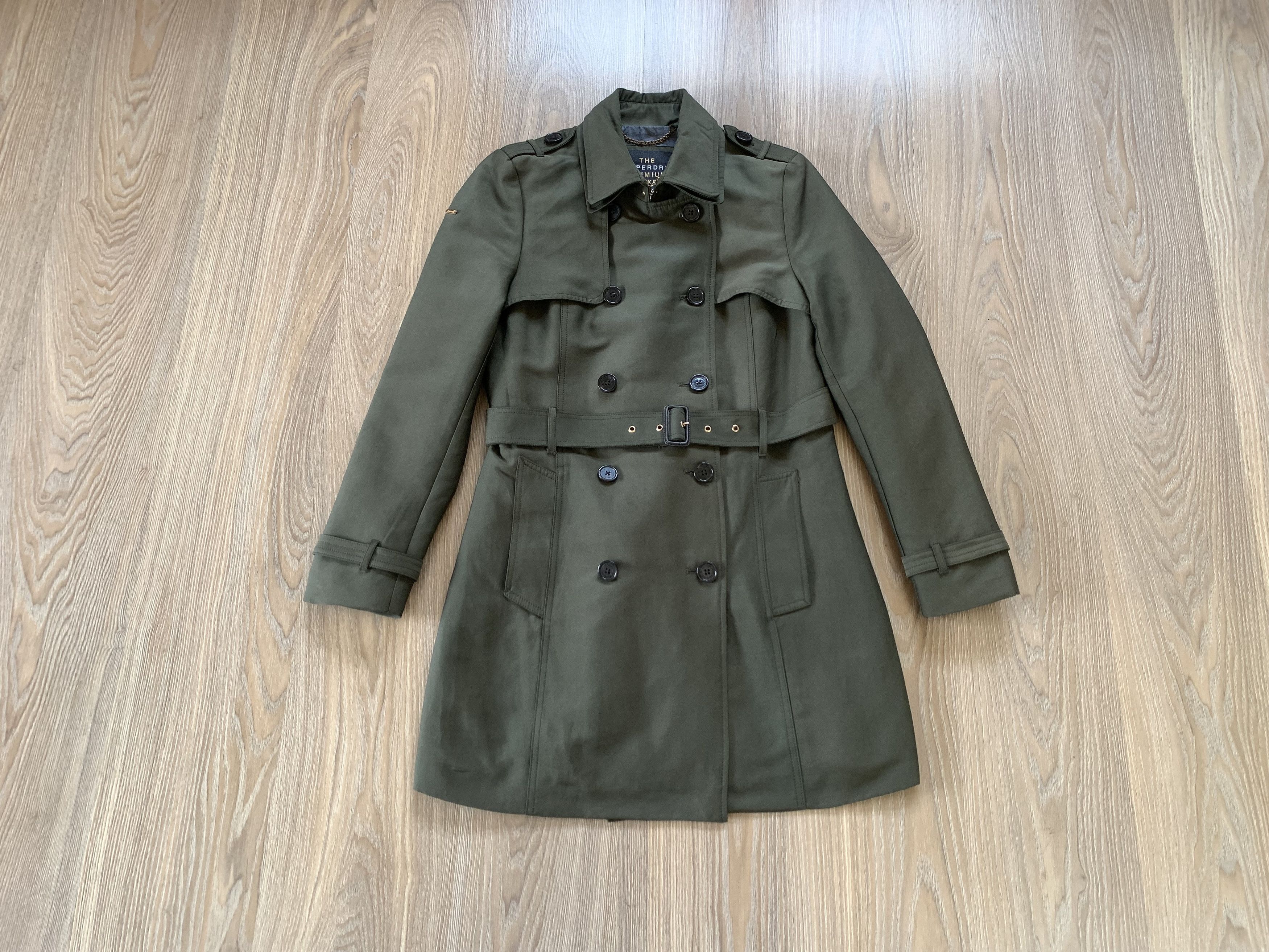 Superdry The Superdry Premium Womens Trench Coat Belted Jacket Size M / US 6-8 / IT 42-44 - 13 Thumbnail