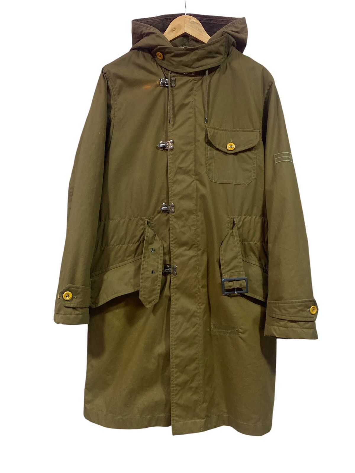 Stone Island Aw07 Stone Island Denim Naval Overcoat Duffle Jacket Size US M / EU 48-50 / 2 - 5 Thumbnail