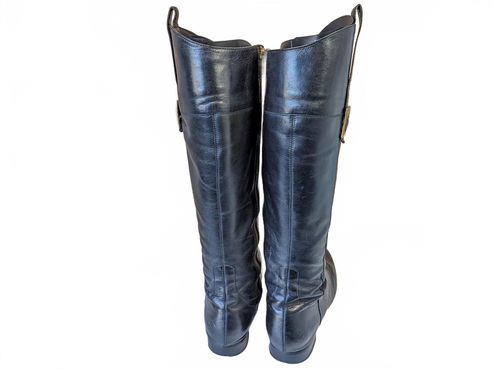 Other Poppy Barley Mexico Women Knee-High Boots Black Leather 10 Size US 10 / IT 40 - 6 Thumbnail