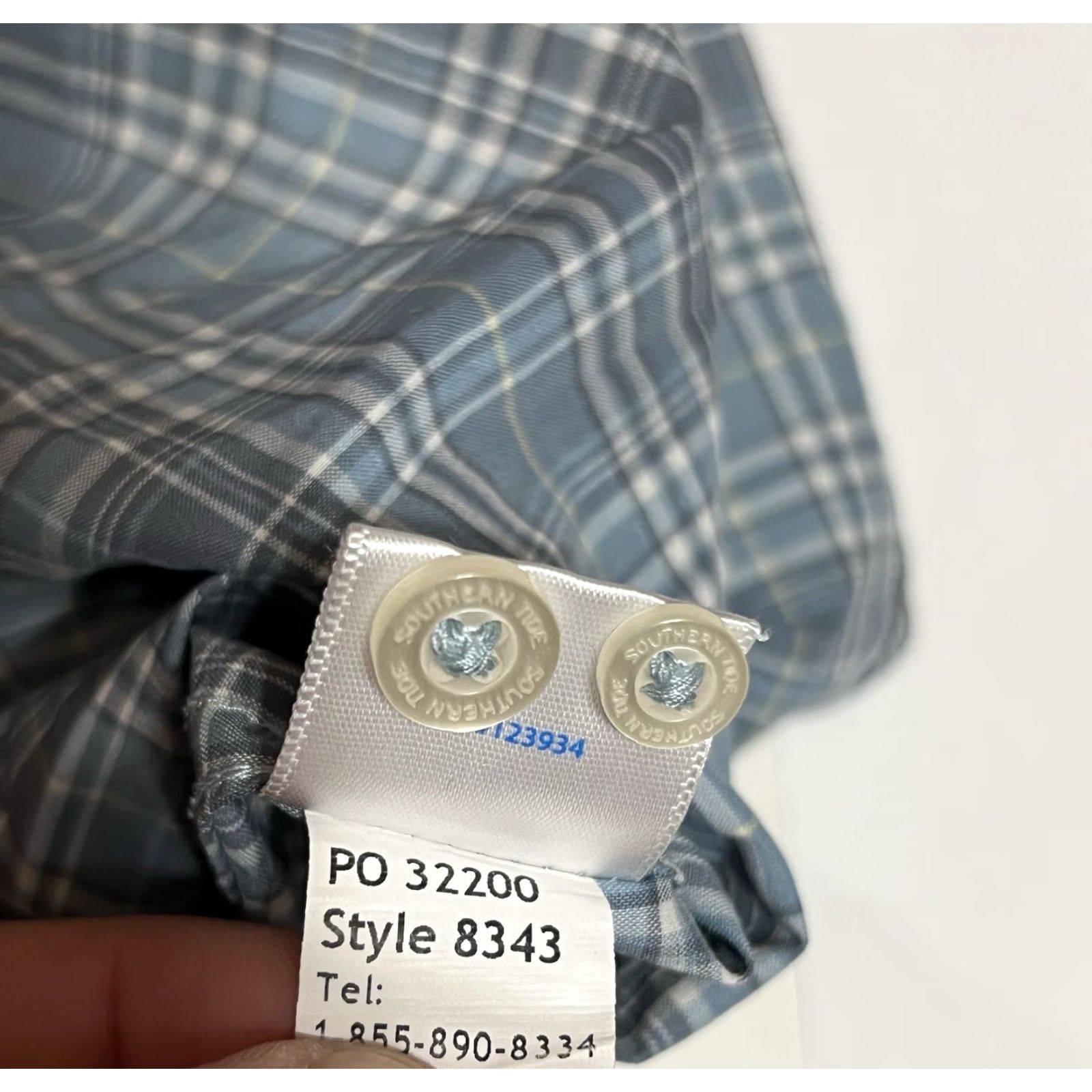 Southern Tide Southern Tide Shirt Men Small Blue Plaid Intercoastal Stretch Button Down Mens Size US S / EU 44-46 / 1 - 8 Thumbnail