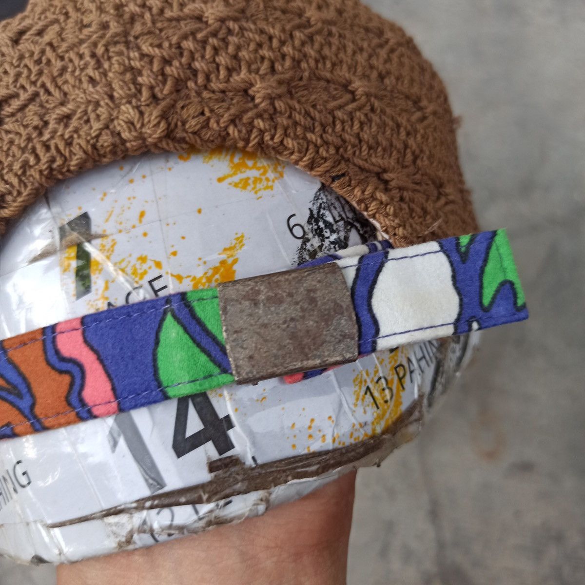 CA4LA × Japanese Brand Unique Knit straw and floral ca4la hat Size ONE SIZE - 8 Thumbnail