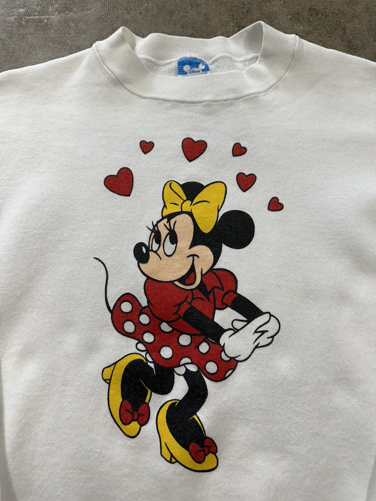 Disney Vintage 80s Disney Minnie Mouse Cartoon Sweatshirt Size L / US 10 / IT 46 - 4 Thumbnail
