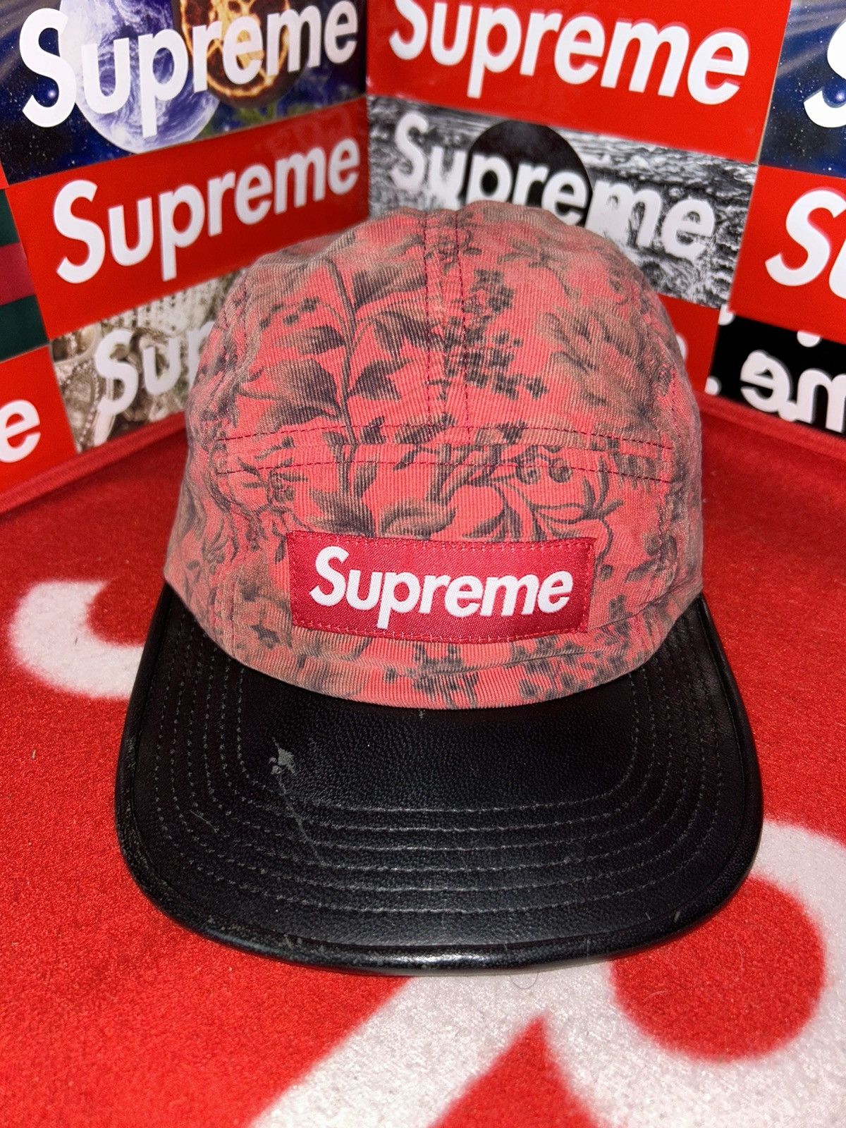 Supreme Supreme Liberty Floral Fabrics 5Panel Camp Cap SS12 RARE HAT Size ONE SIZE - 1 Thumbnail