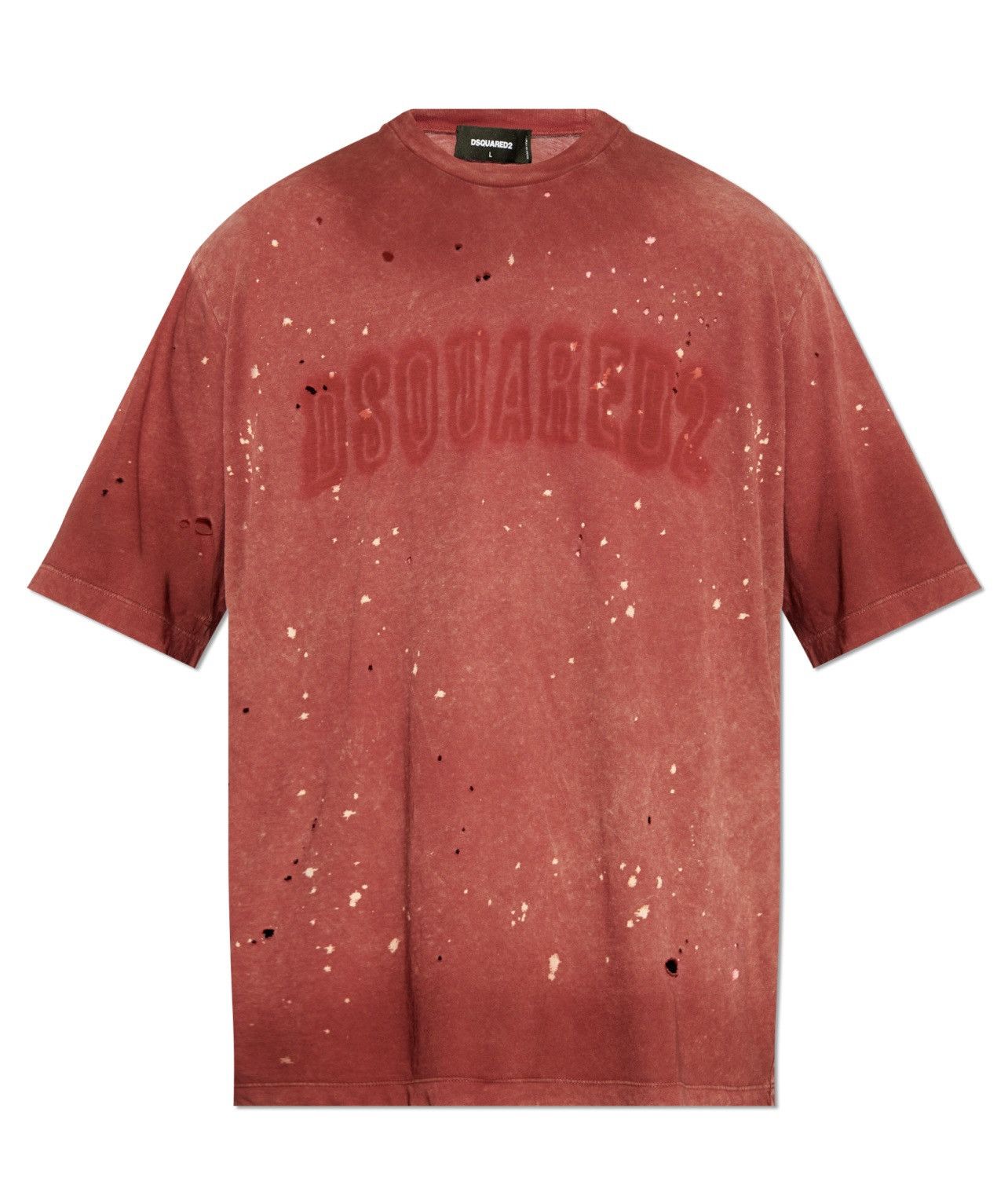 Dsquared2 DSQUARED2 Distorted logo-print relaxed-fit X-Large red Size US XL / EU 56 / 4 - 1 Thumbnail