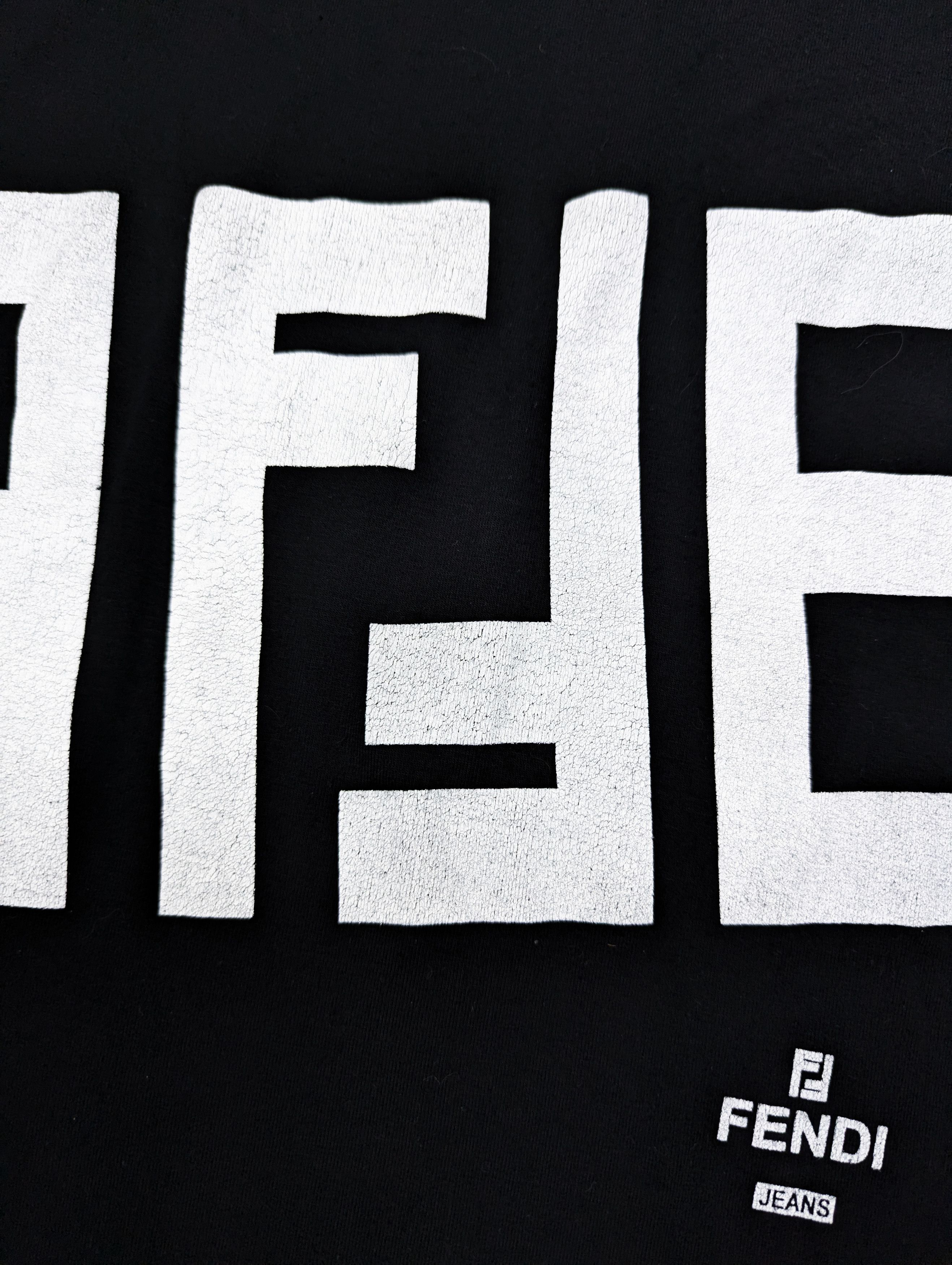 Fendi Fendi black logo longsleeve S Size S / US 4 / IT 40 - 2 Thumbnail